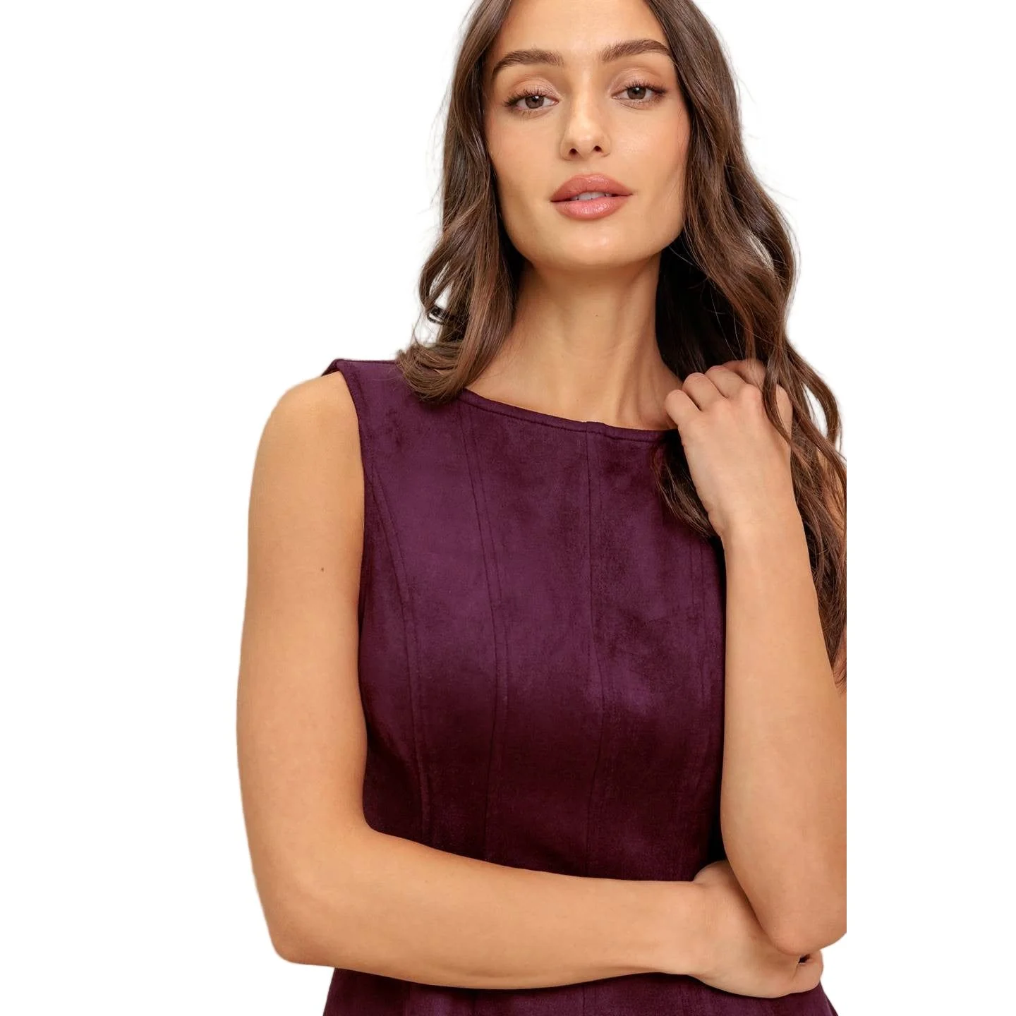 Women's Faux Suede Mini Dress ID22680 - Image 7