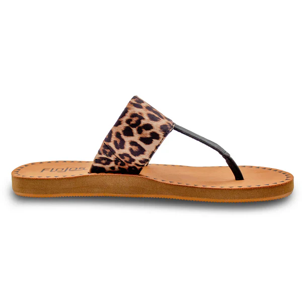 Women's Flojos Tan Leopard Grace Hooded Sandals 329-TAN LEOP - Image 6