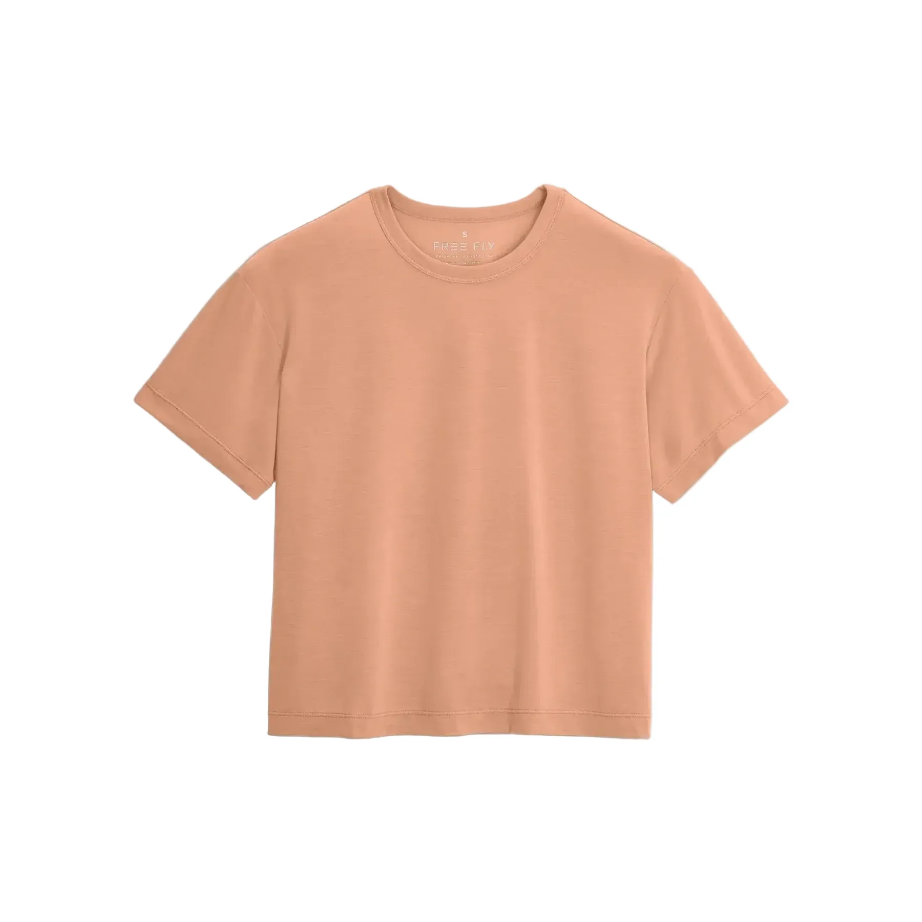 Women's Free Fly Light Coral Elevate Lightweight T-shirt WELWT-663 - Image 4