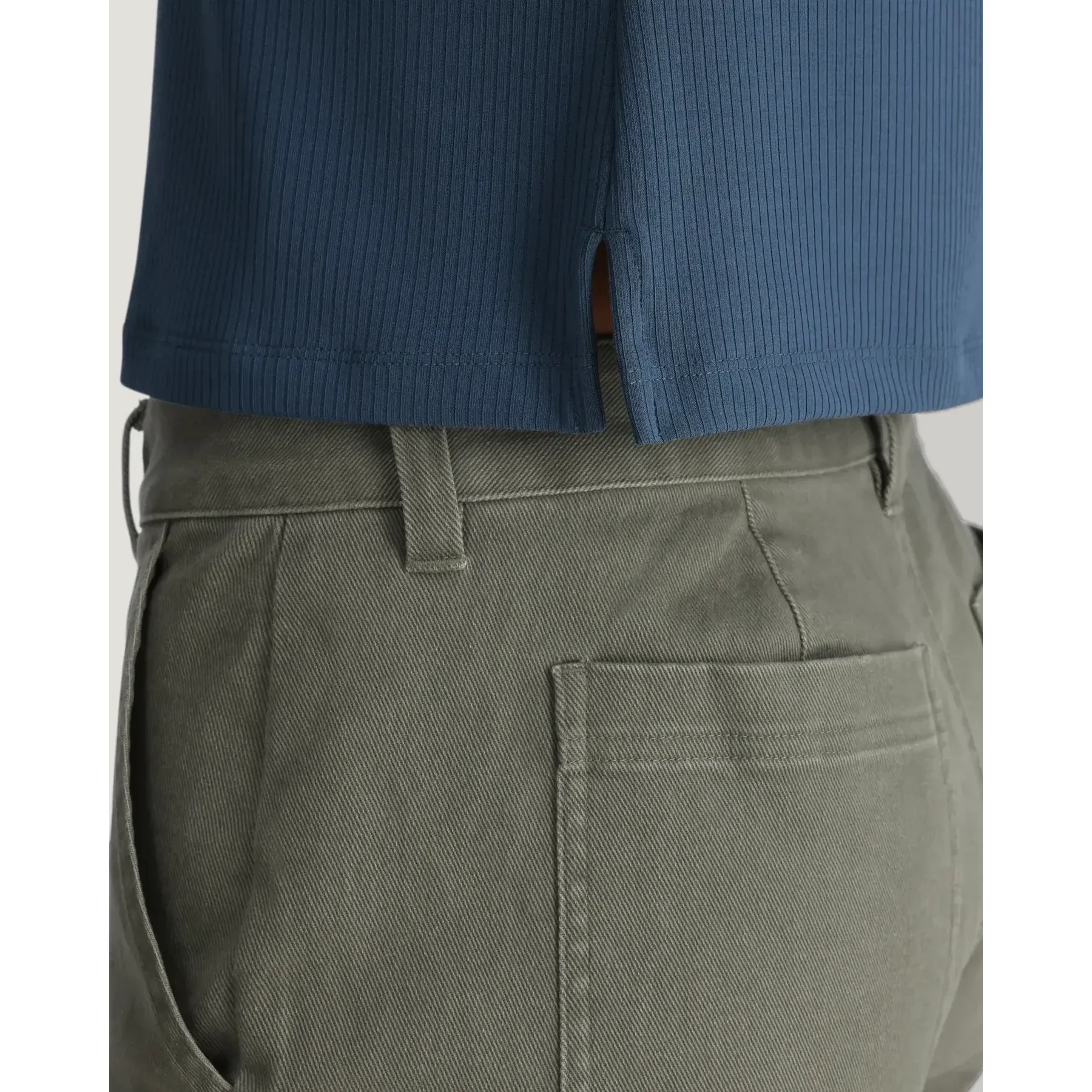 Women's Free Fly Pacific Blue Ribbed Bamboo Long Sleeve WRIBLS-421 - Image 6