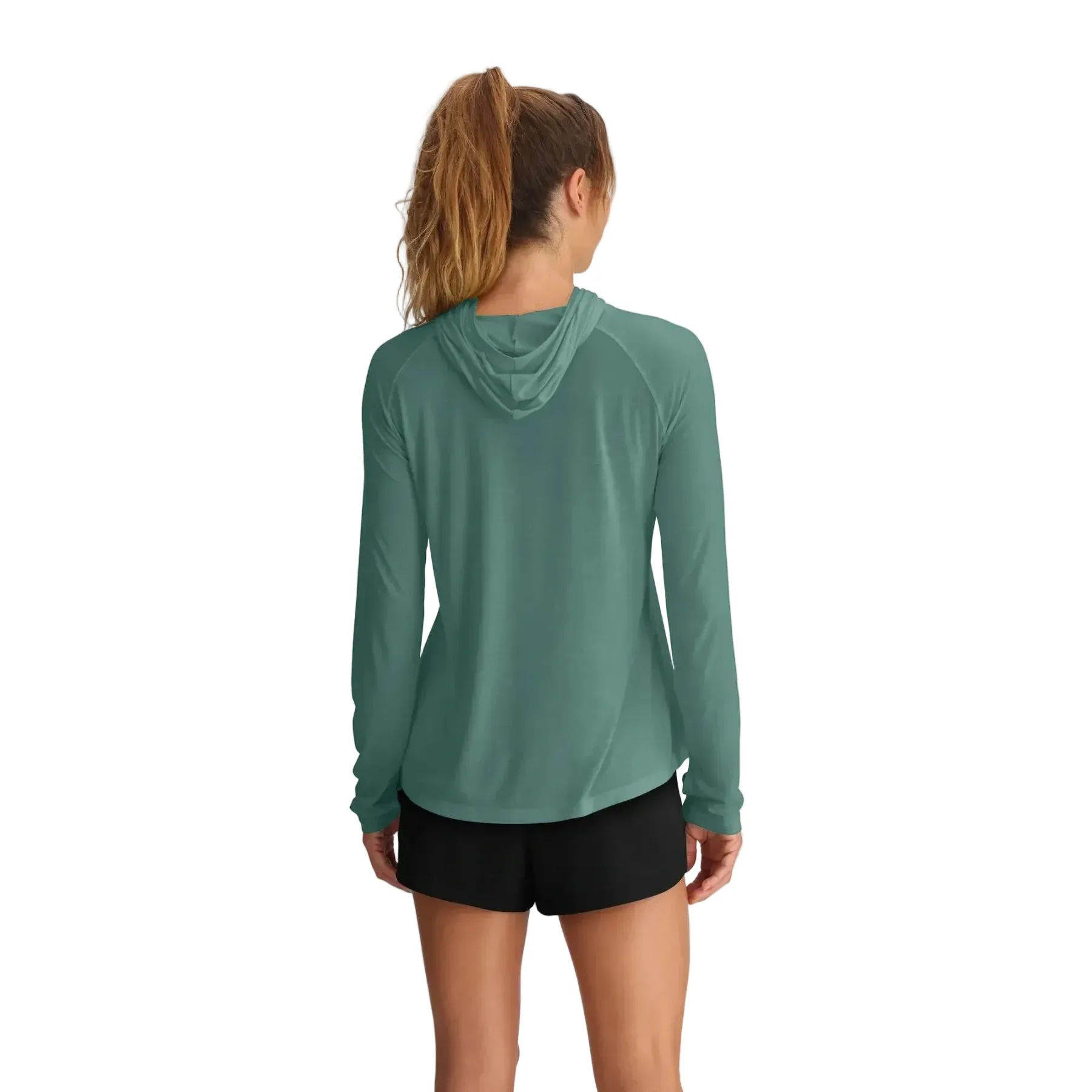 Women's Free Fly Sea Pine Bamboo Lightweight Hoodie II WLWH-535 - Image 2