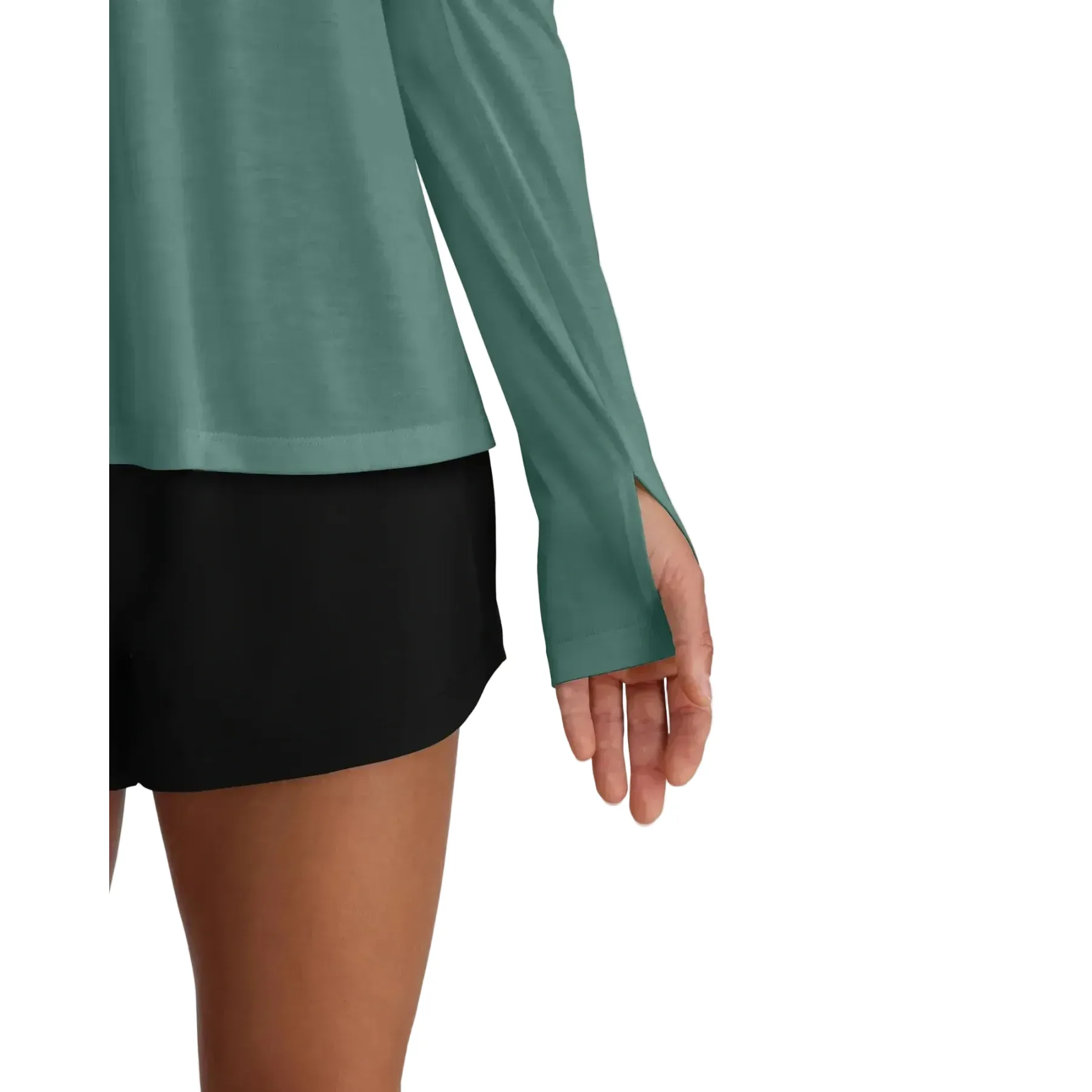 Women's Free Fly Sea Pine Bamboo Lightweight Hoodie II WLWH-535 - Image 5