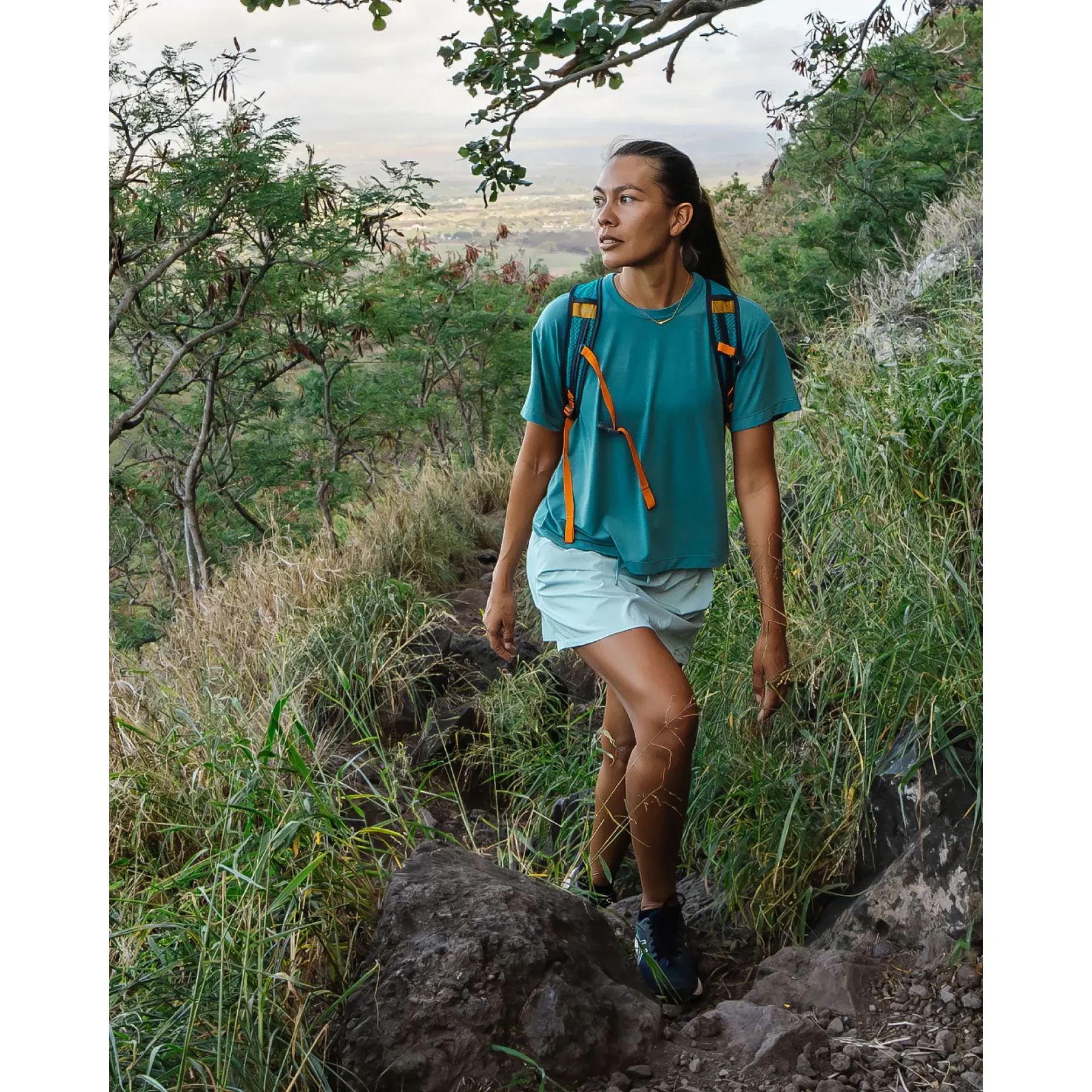Women's Free Fly Sea Pine Elevate Lightweight T-shirt WELWT-535 - Image 6