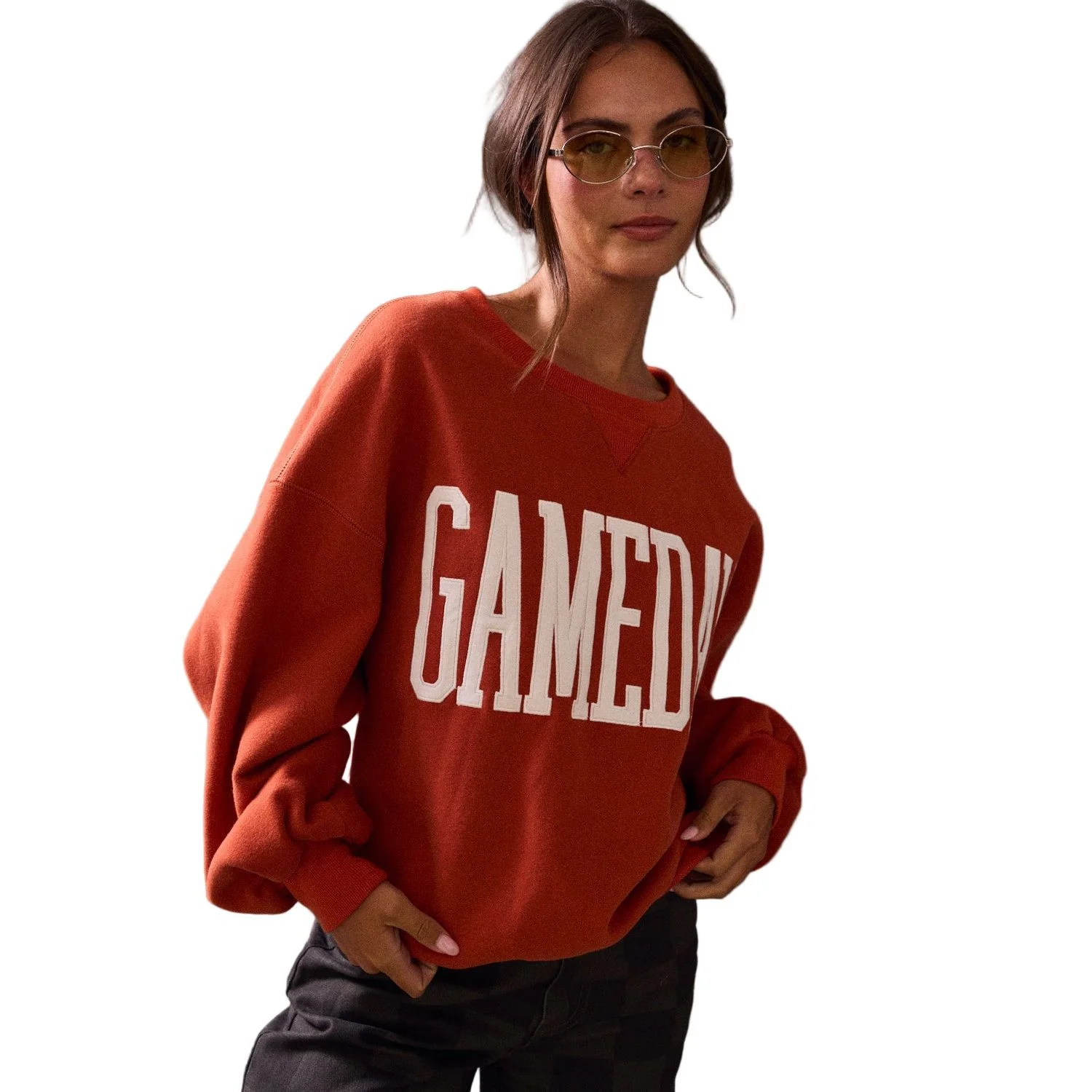 Women's Heather Gameday Sweatshirt - Image 2