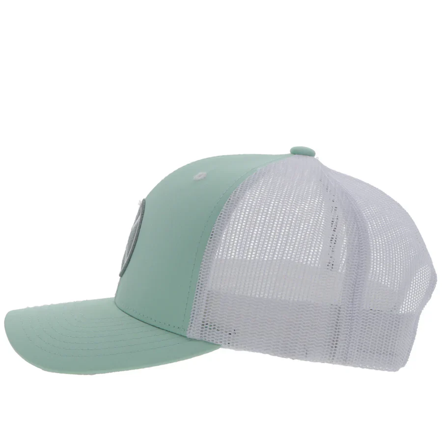Women's Hooey "Primo" Mint and White Cap With Patch 2346T-MTWH - Image 3