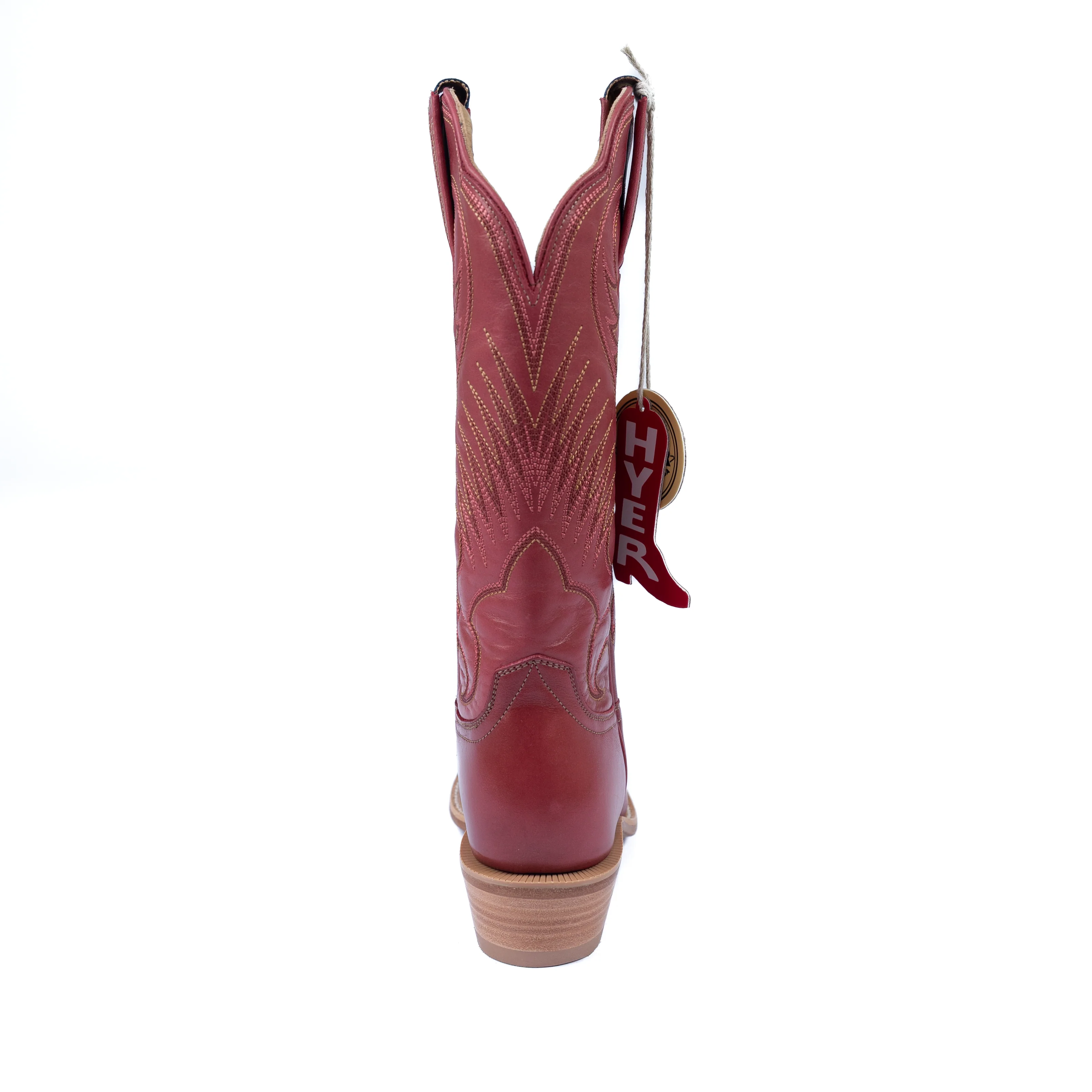 Women's Hyer Leawood Red Cutter Toe Boots HW42017 - Image 4