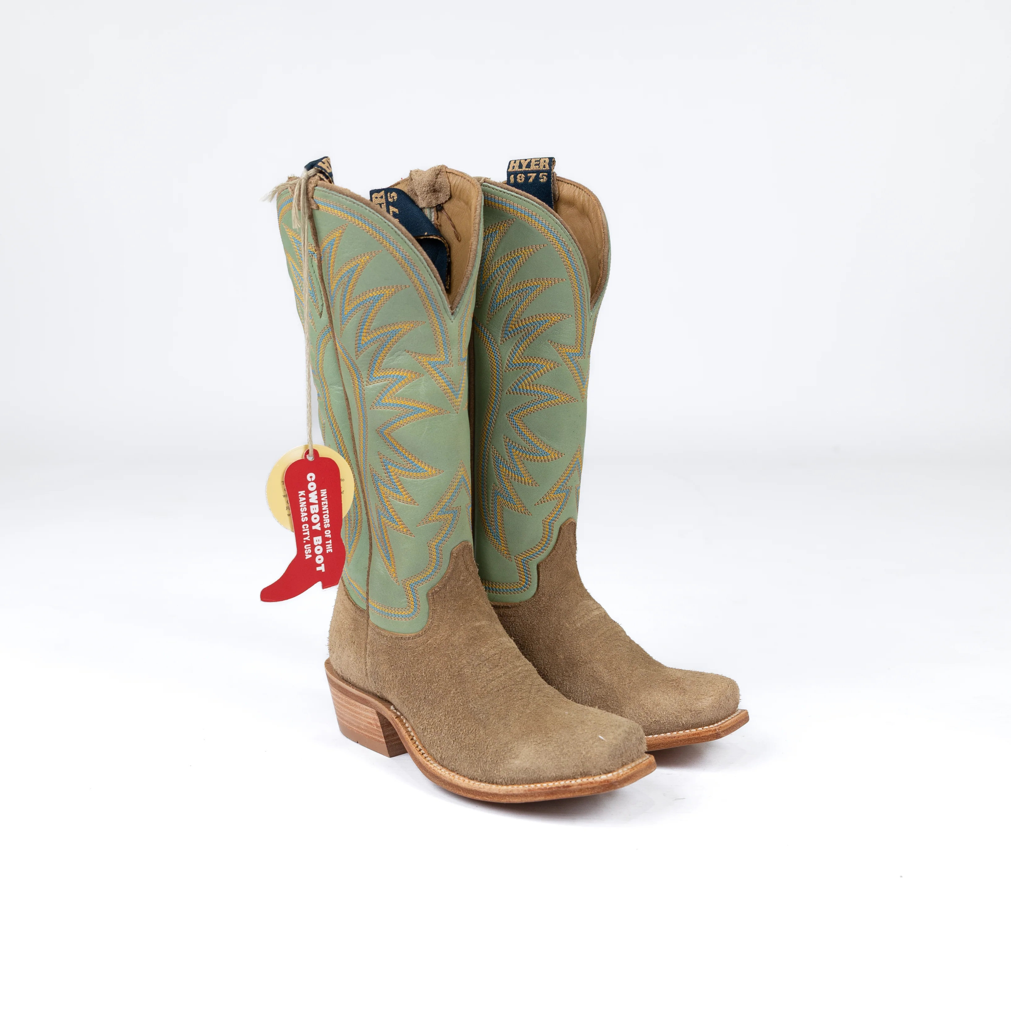 Women's Hyer Rose Hill Tan Cutter Toe Boots HW42020 - Image 2