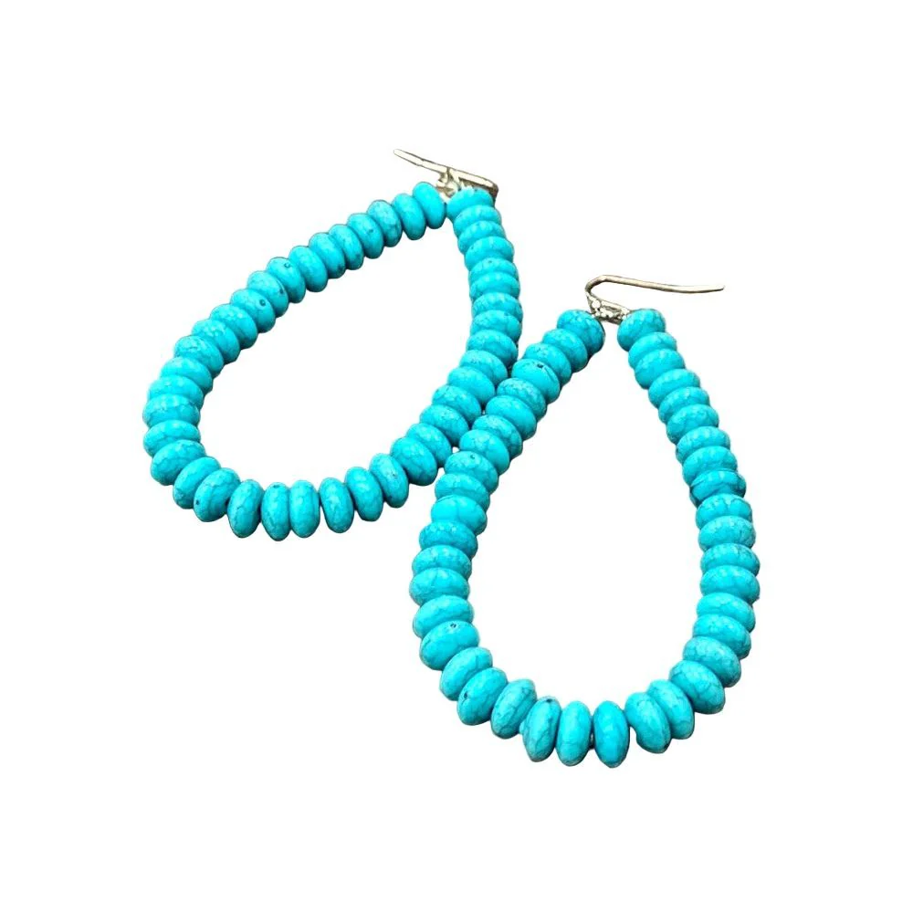 Isac 3.2" LKong 8mm Bead Earrings 720542