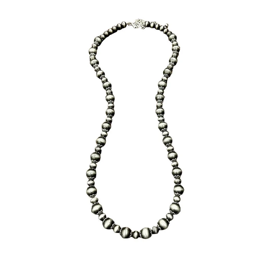 Isac Handmade Navajo Bead Necklace 739243