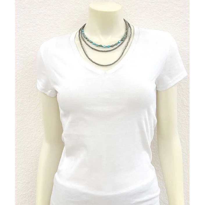 Isac Trading Handmade Gemstone, Navajo Bead Necklace 739272 - Image 2