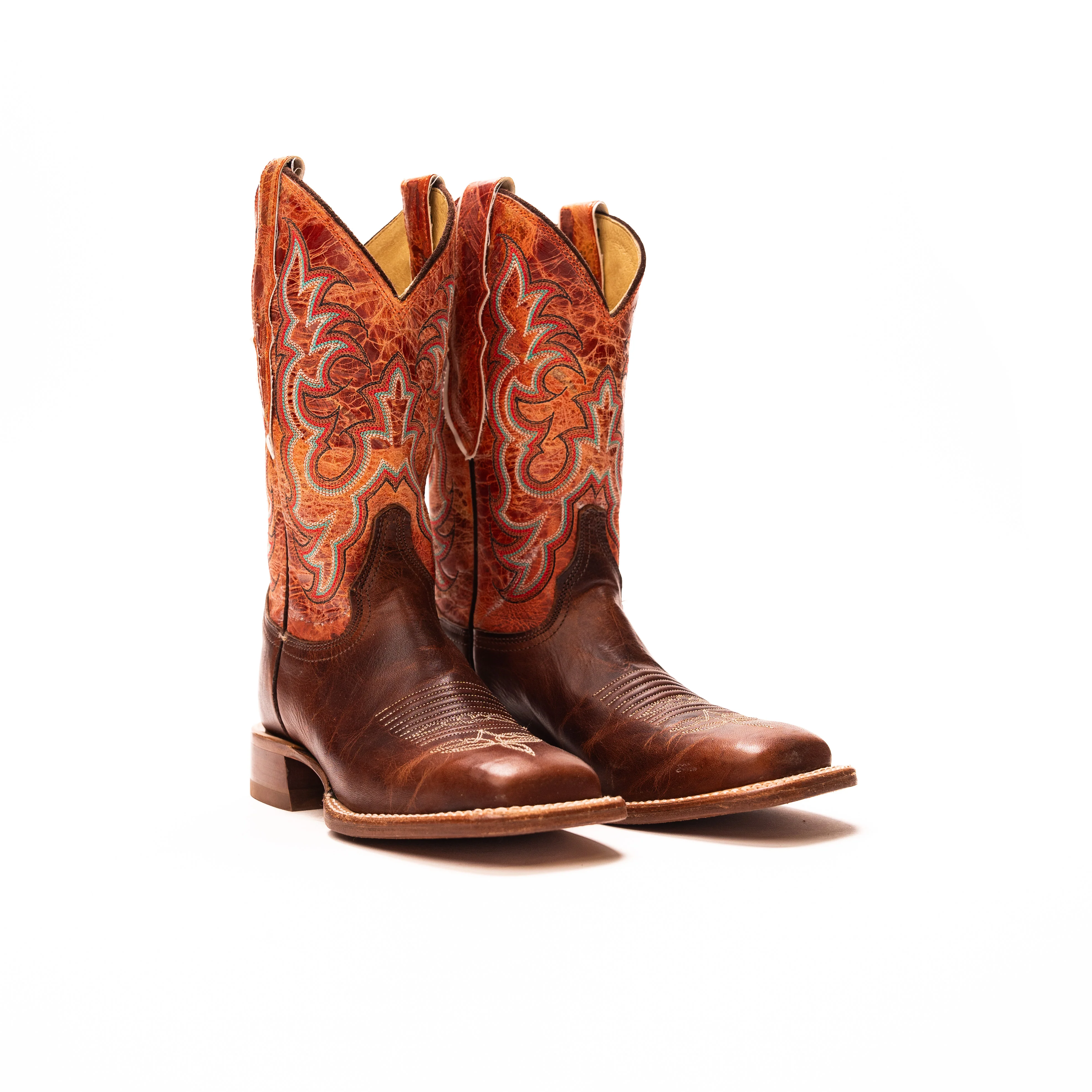 Women's Justin Dusty Brown Square Boots AQ7020