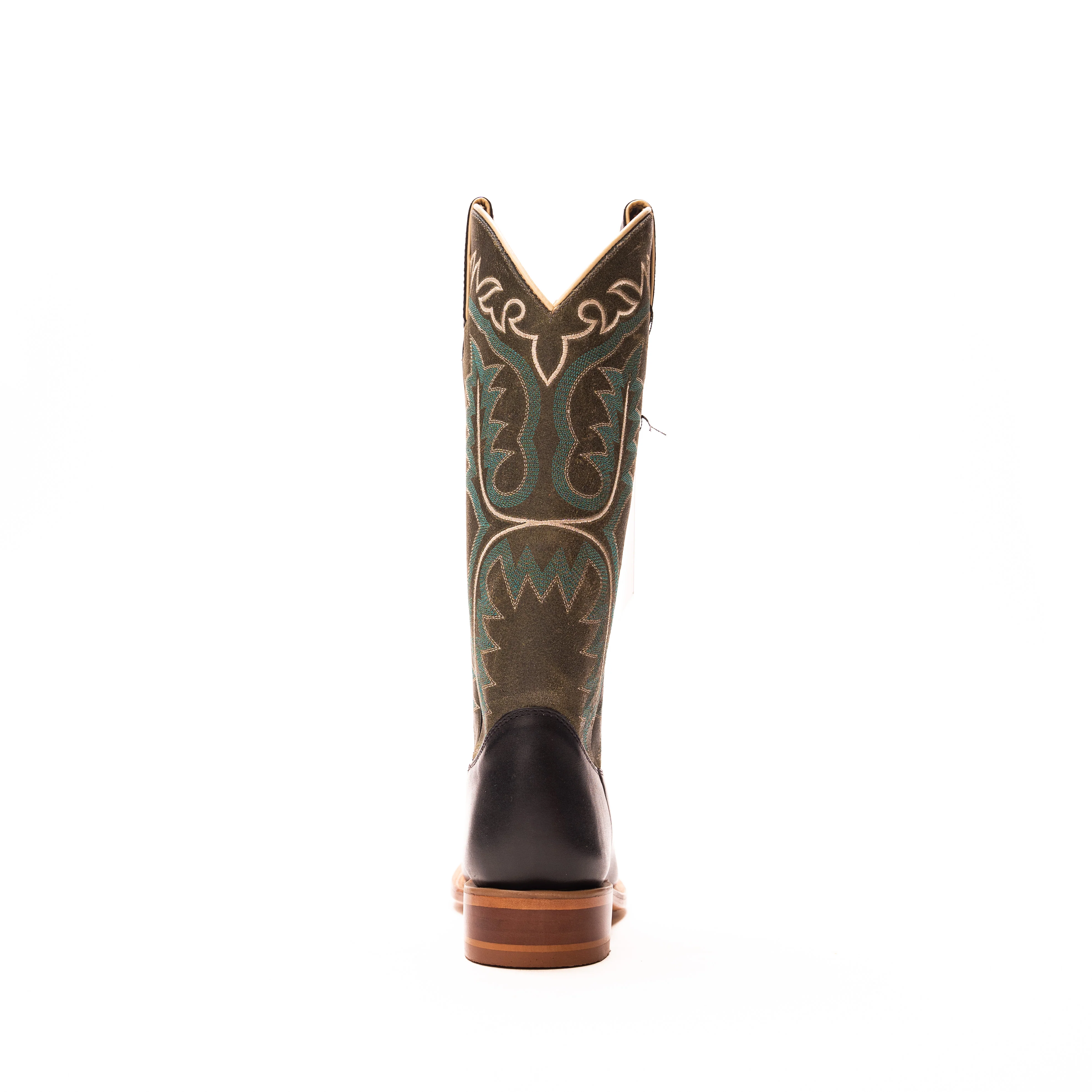 Women's Justin Stella Black Square Toe Boots CJ2620 - Image 4