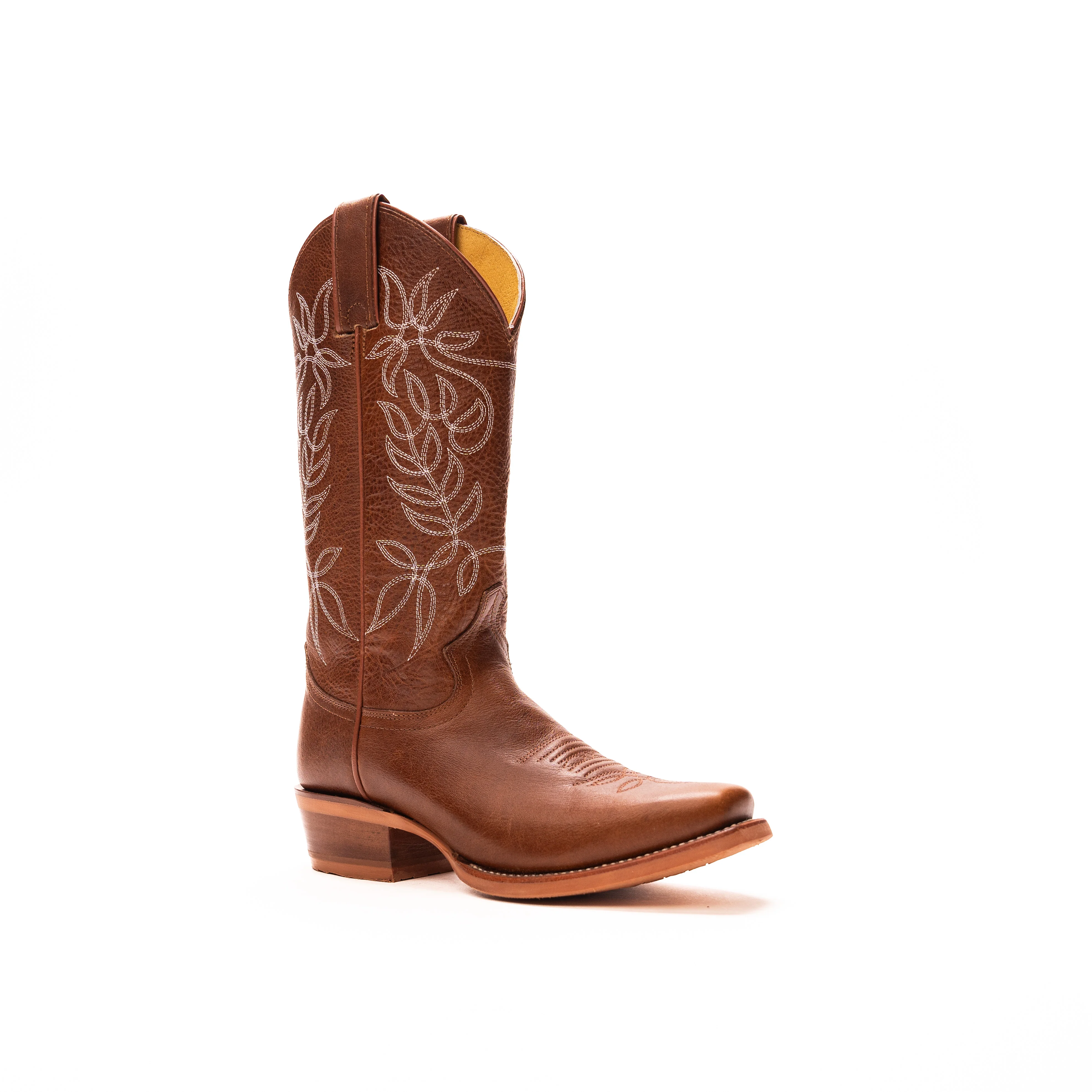 Women's Justin Vickery Brown Square Toe Boots CJ4010 - Image 2