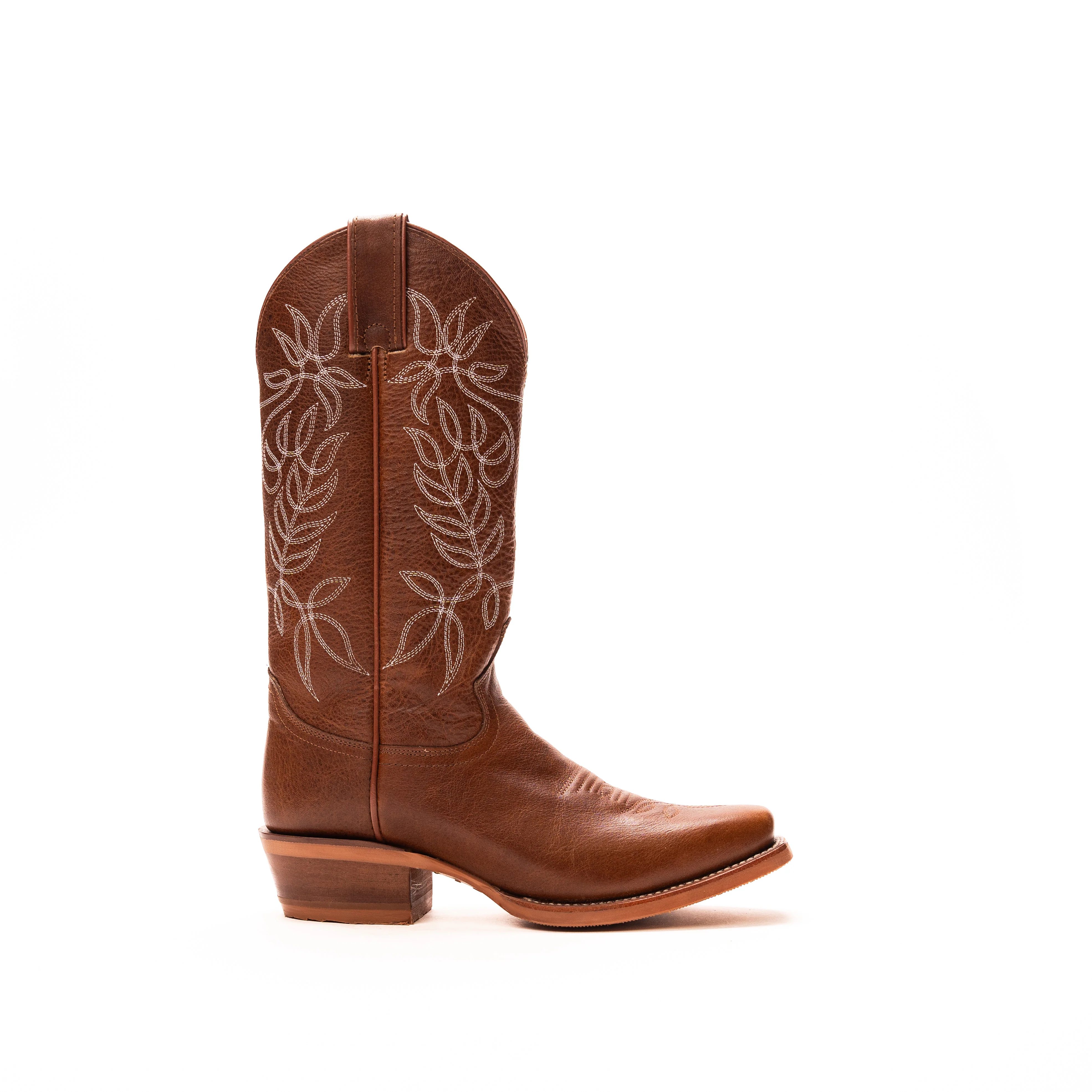 Women's Justin Vickery Brown Square Toe Boots CJ4010 - Image 3