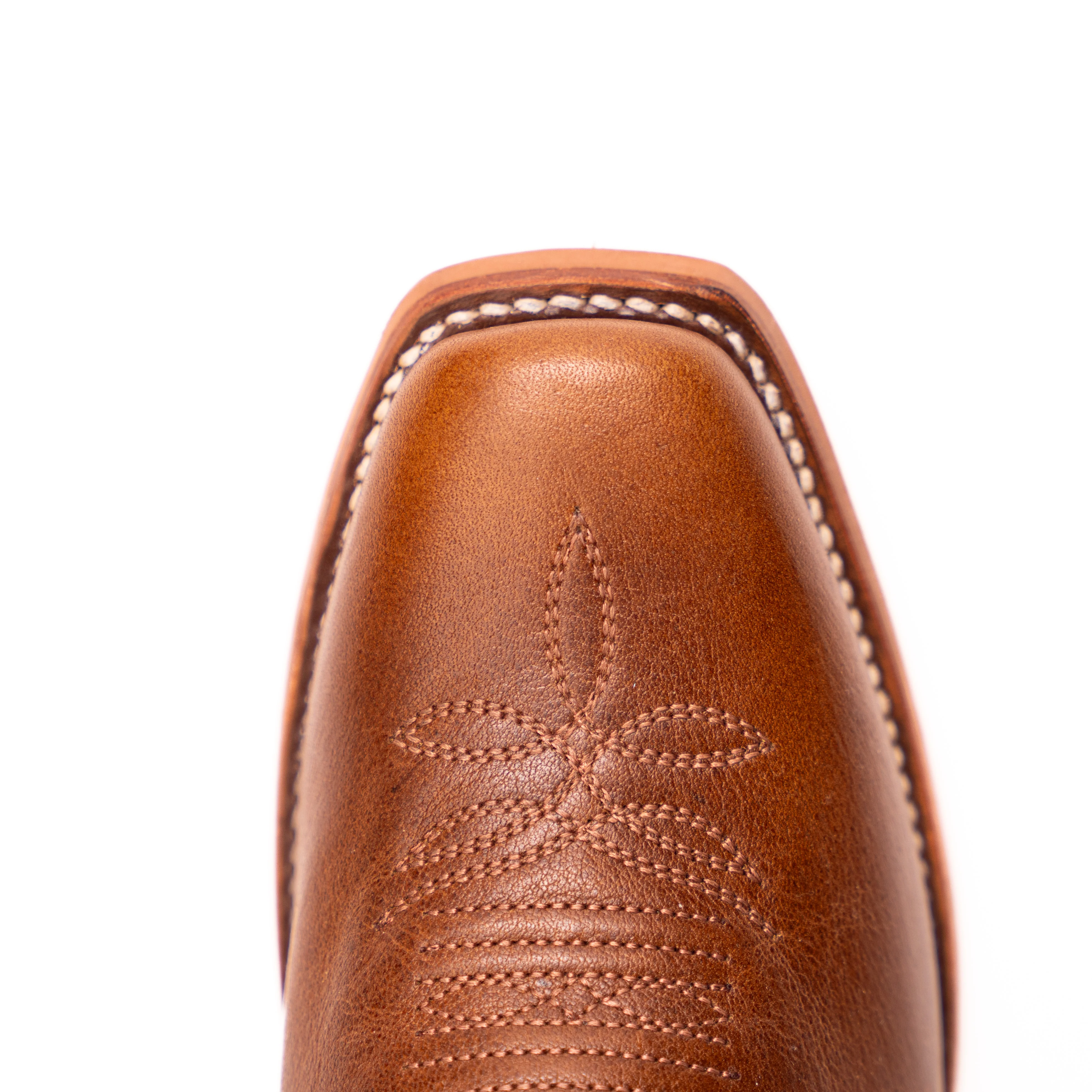 Women's Justin Vickery Brown Square Toe Boots CJ4010 - Image 5