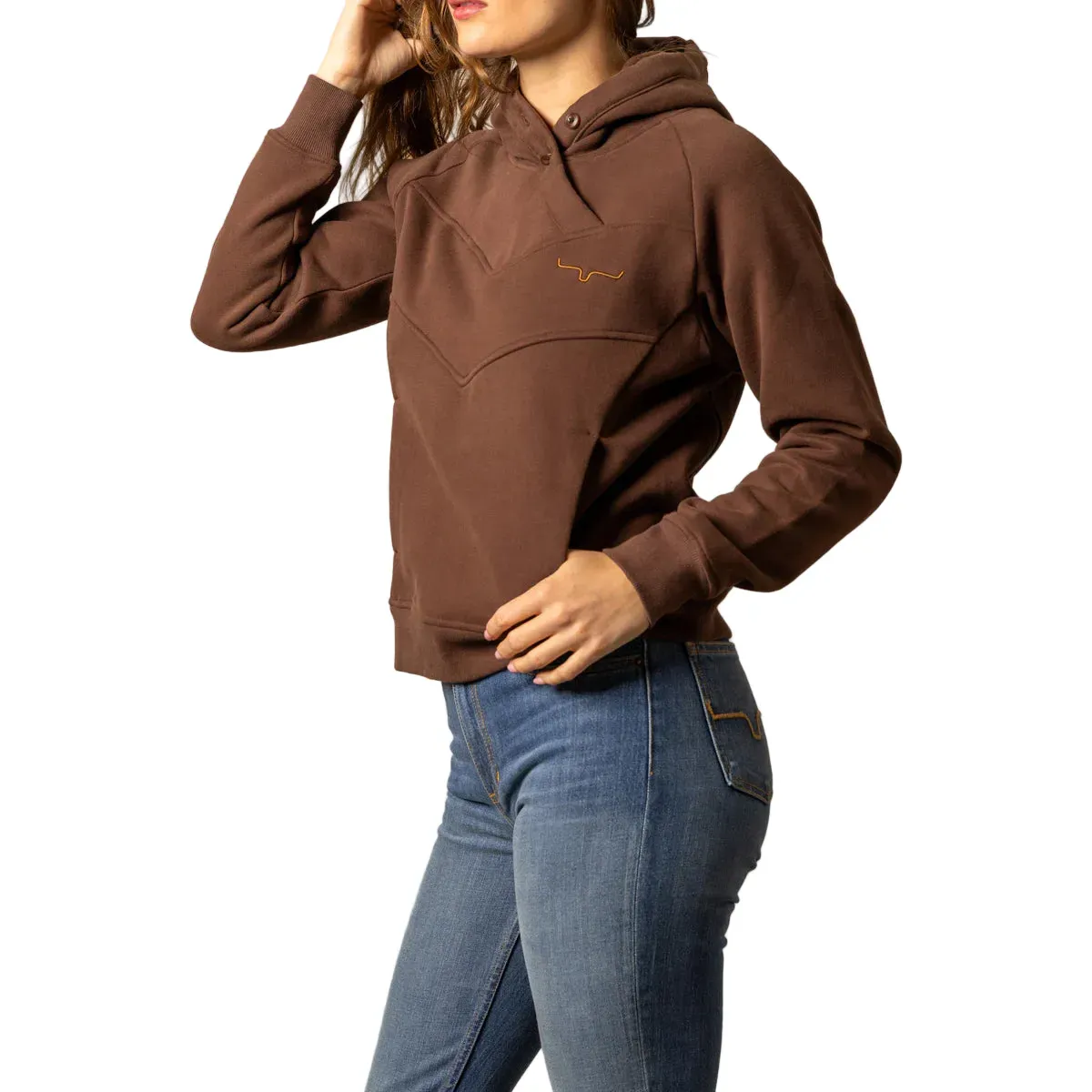 Women's Kimes Ranch Brown Ella Hoodie ELLA-BN001 - Image 3