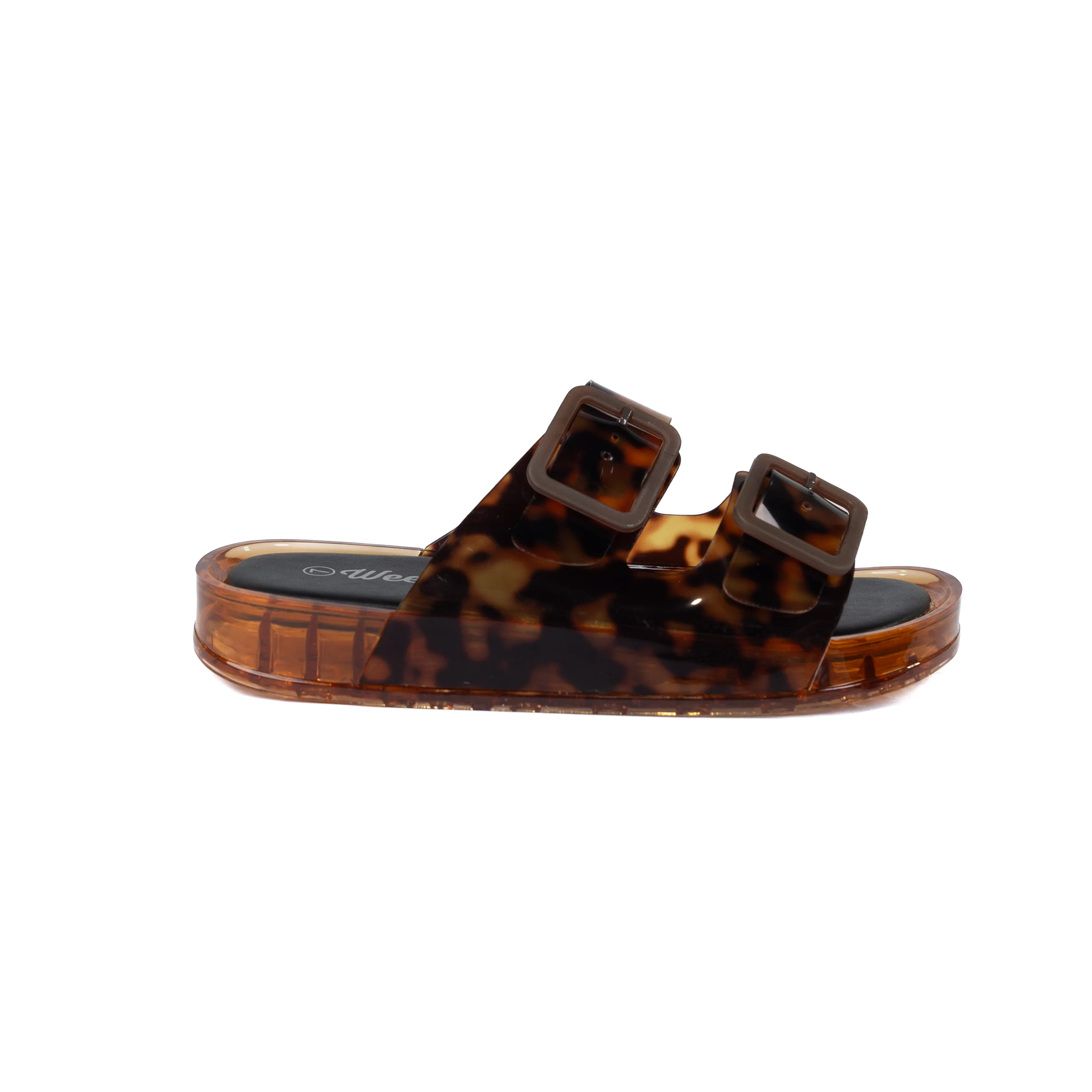 Women's Leopard Jelly Open Toe Sandals - Image 3