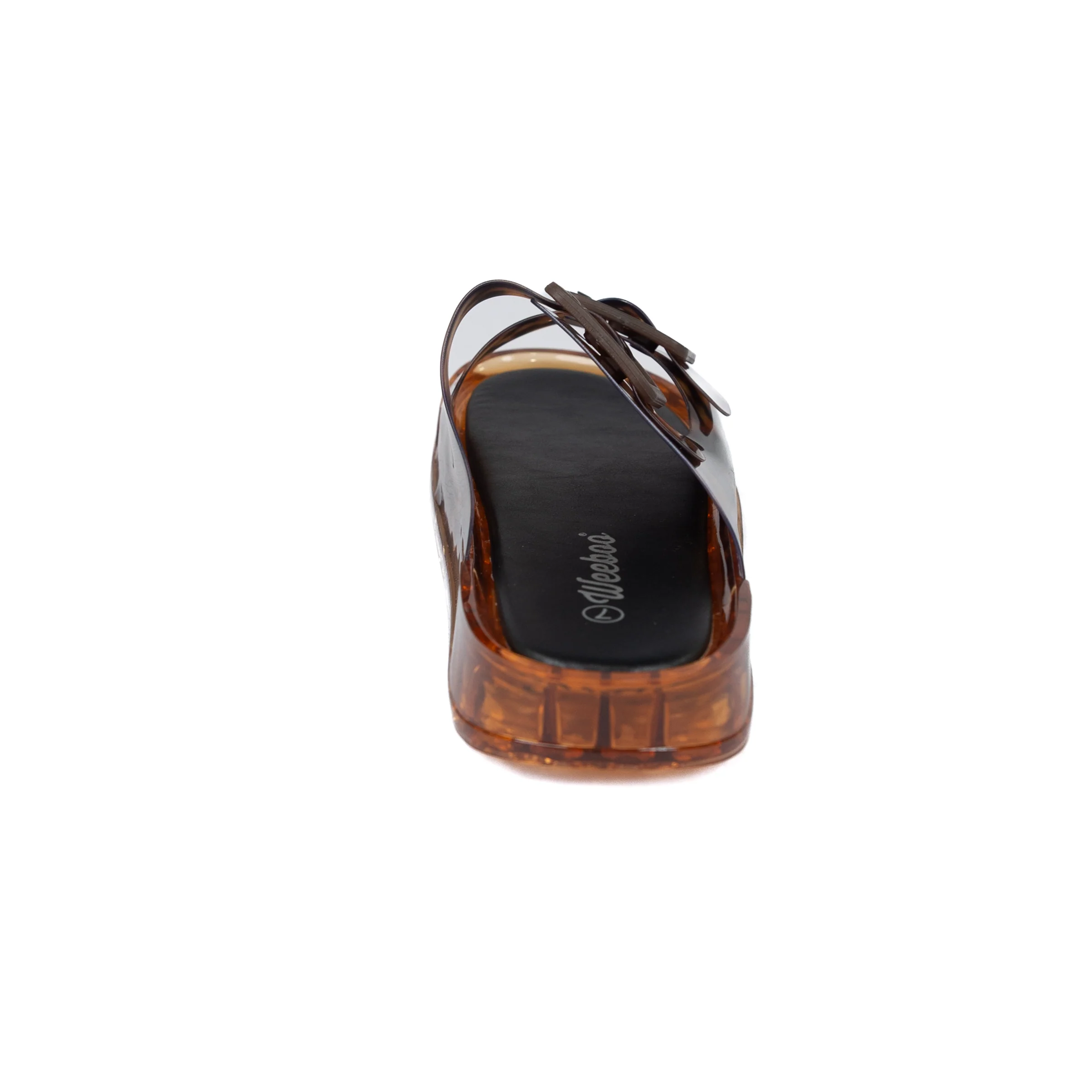 Women's Leopard Jelly Open Toe Sandals - Image 4