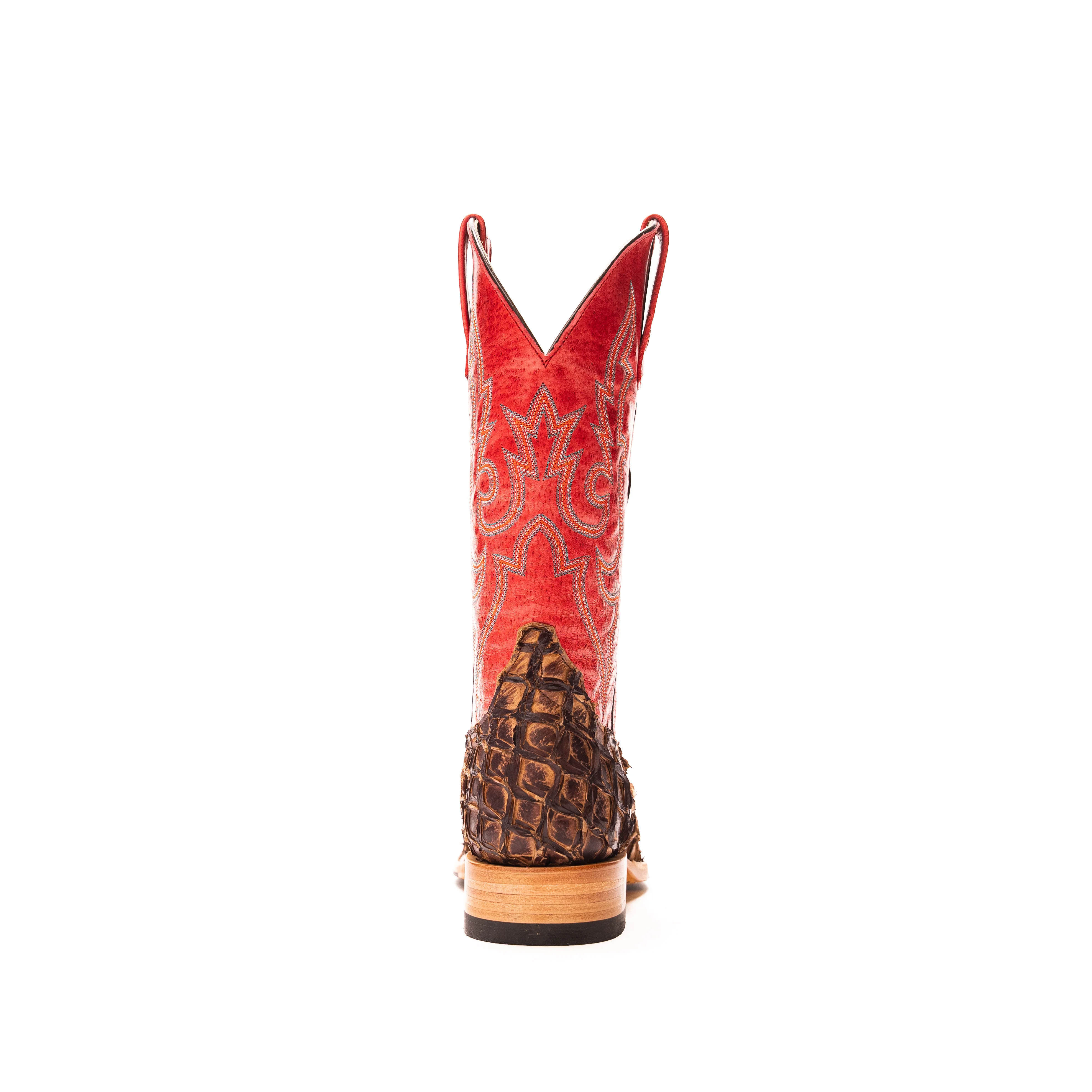 Women's Macie Bean Cigar Matte Big Bass Square Toe Boots M2007 - Image 4