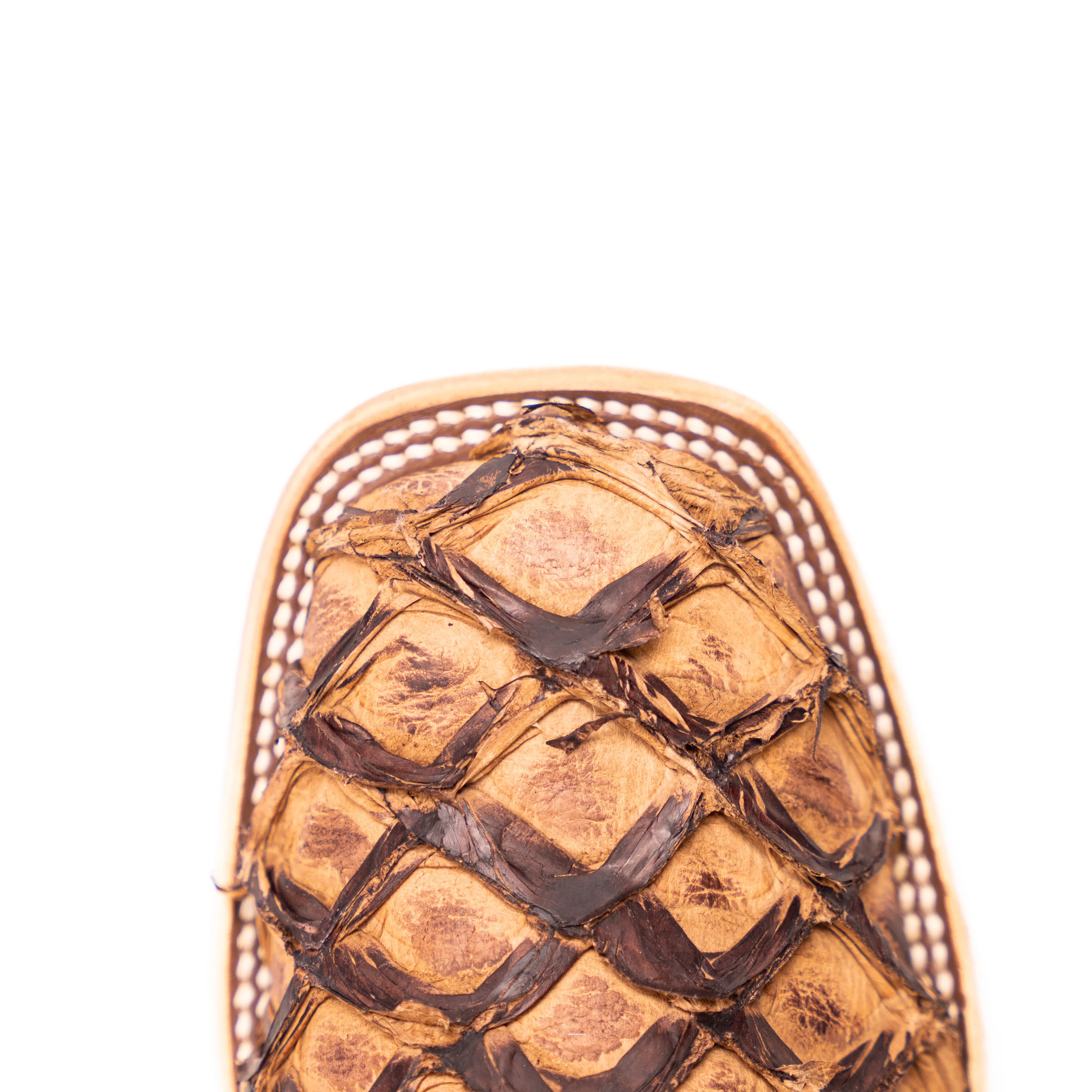 Women's Macie Bean Cigar Matte Big Bass Square Toe Boots M2007 - Image 5