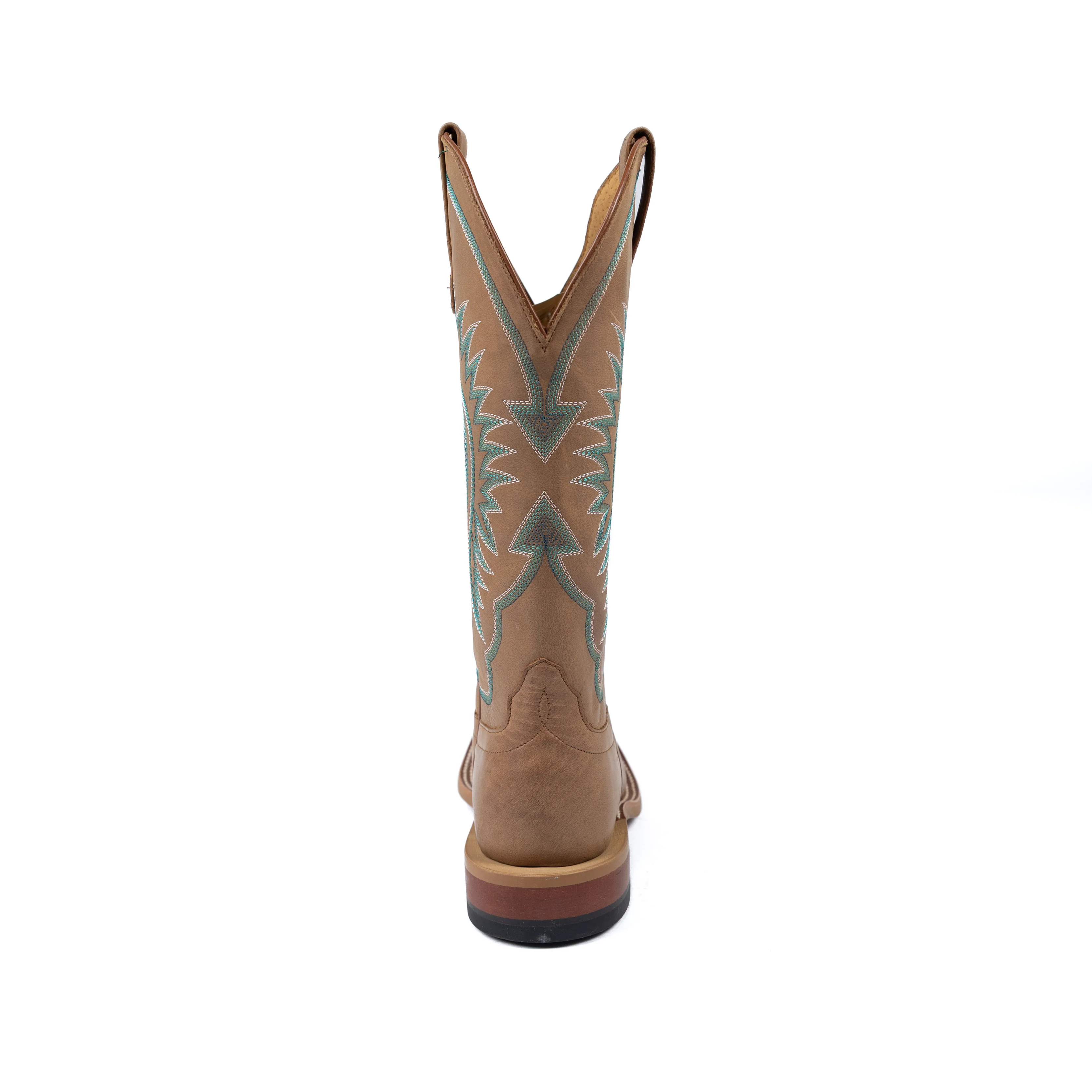 Women's Macie Bean Pecan Barking Iron Square Toe Boots M9148 - Image 4