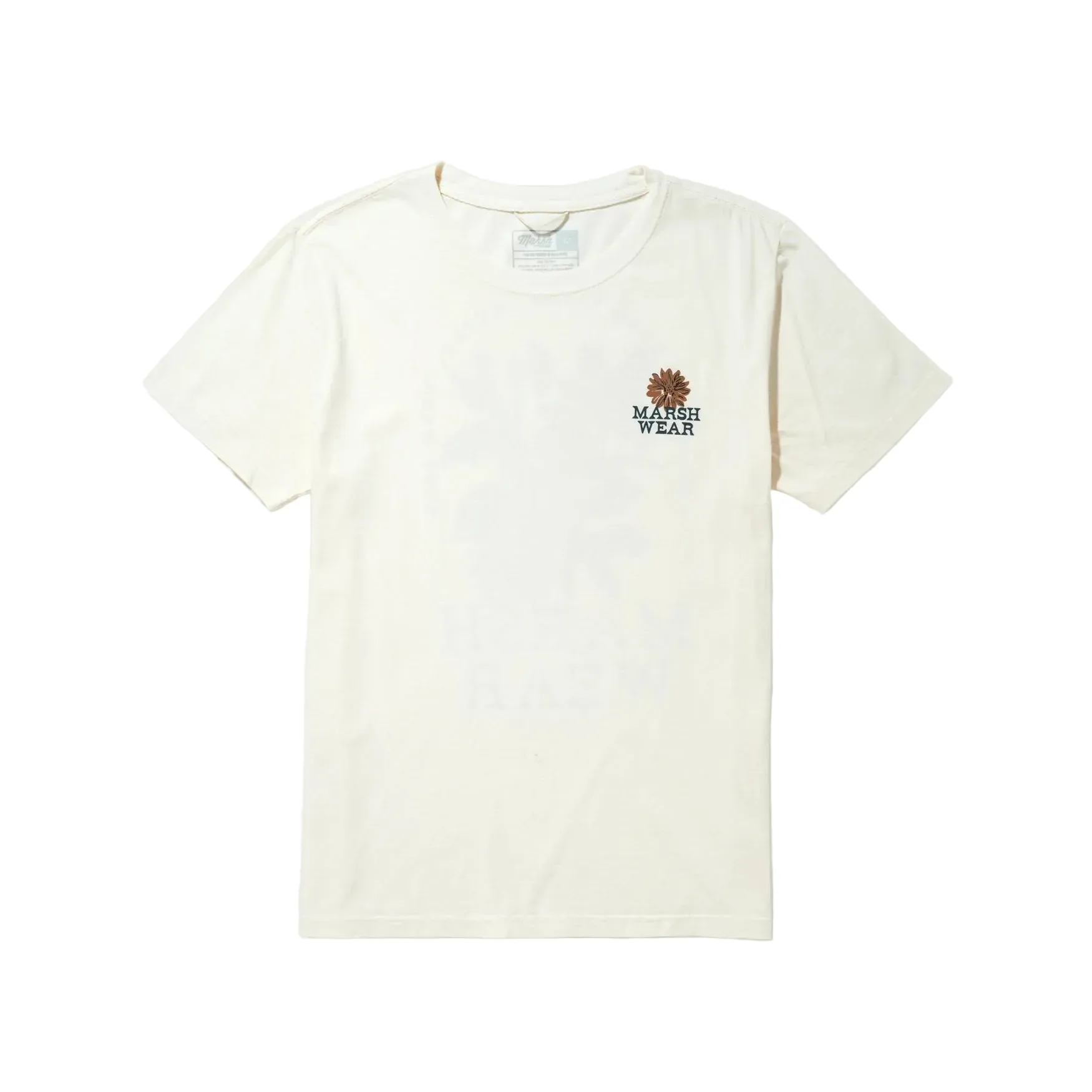 Women's Marsh Wear Cream Bloom Short Sleeve T-shirt WWT5001-CRE - Image 2