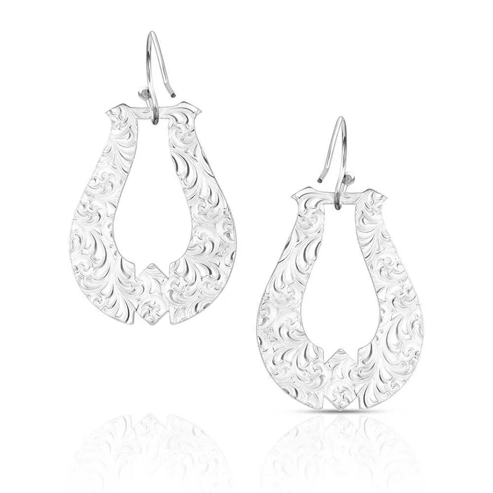 Women's Montana Silversmiths Callie's Turquoise Trail Earrings ER6166 - Image 2