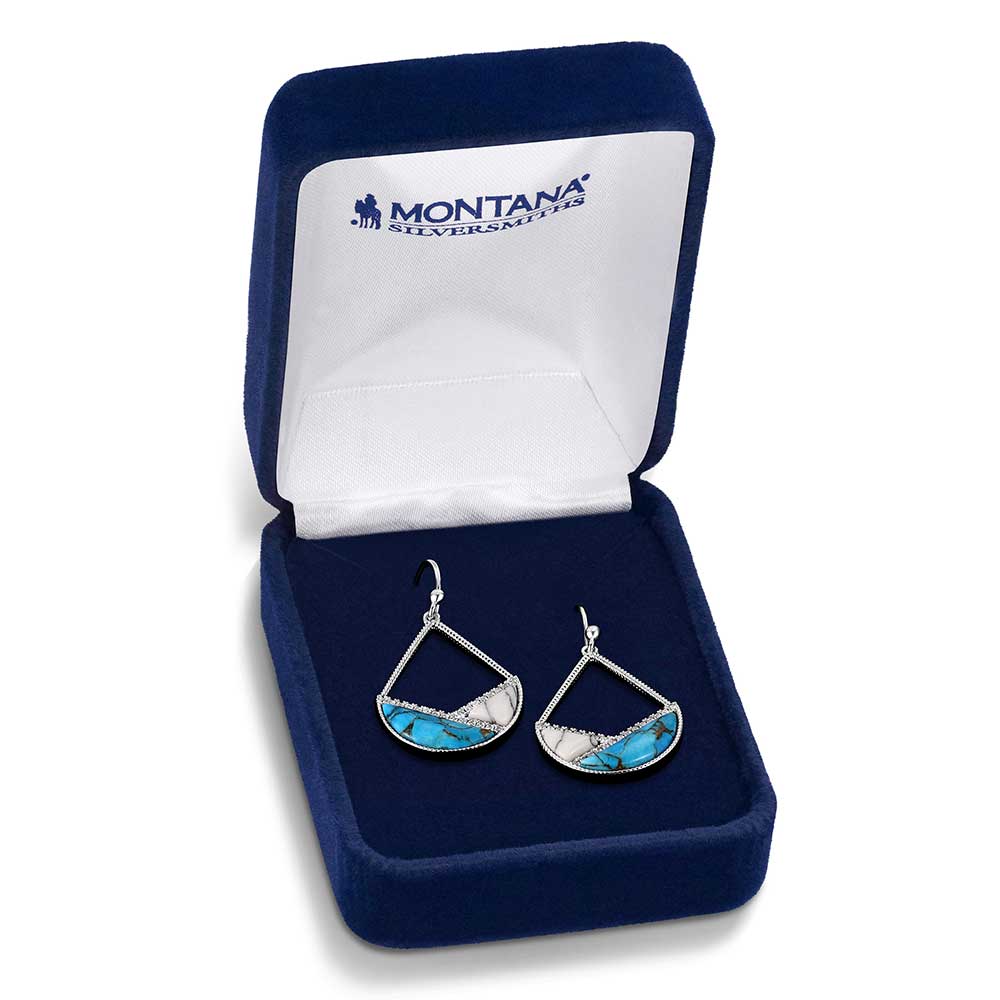 Women's Montana Silversmiths Canyon Drop Earrings ER6314 - Image 3
