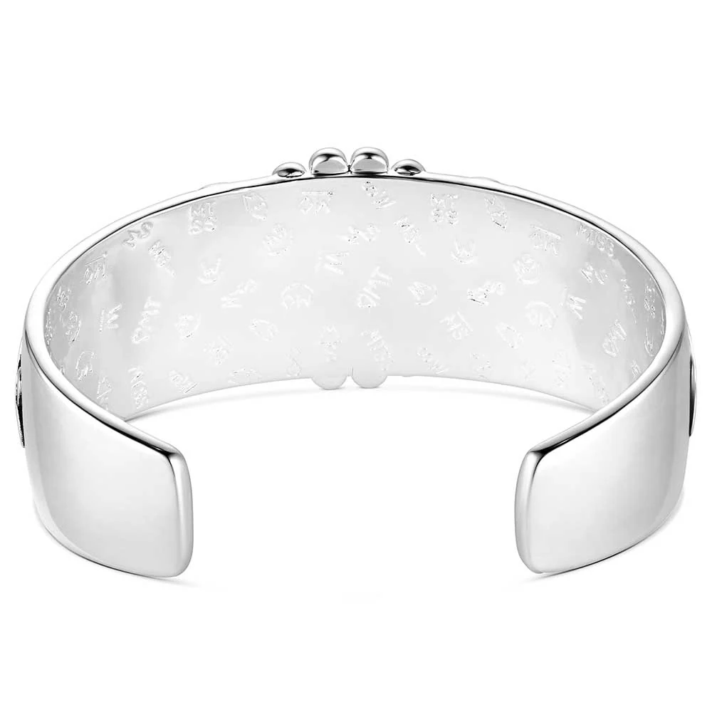 Women's Montana Silversmiths Desert Flower Cuff Bracelet BC6391 - Image 2