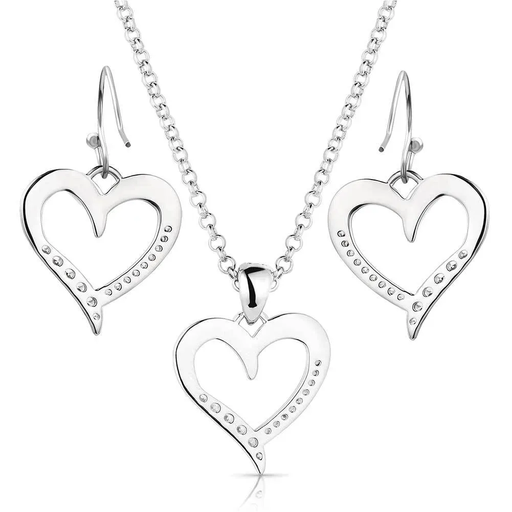 Women's Montana Silversmiths Divine Affection Jewelry Set JS6123 - Image 2