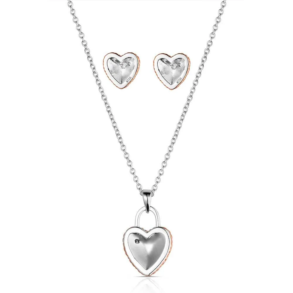 Women's Montana Silversmiths Love You Lots Heart Jewelry Set JS6545 - Image 2