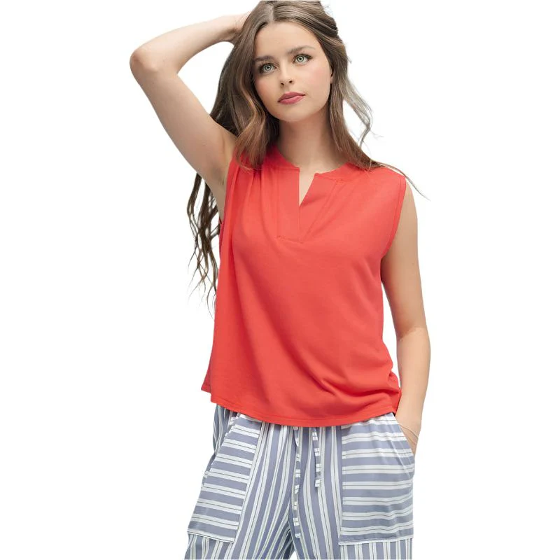 Women's Notch Knit Tank Top