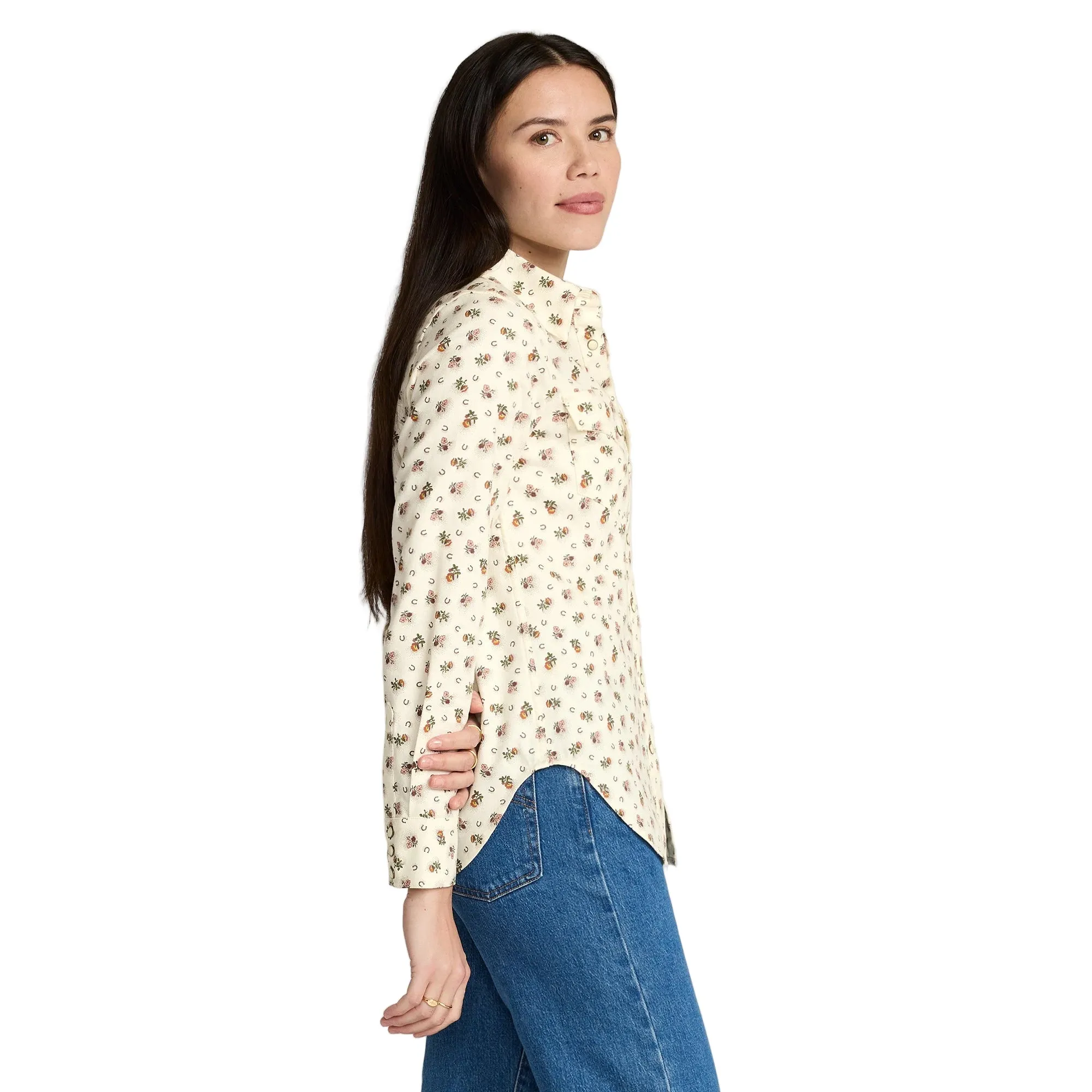 Women's Pendleton Floral Gambler Shirt TM622-84001 - Image 3