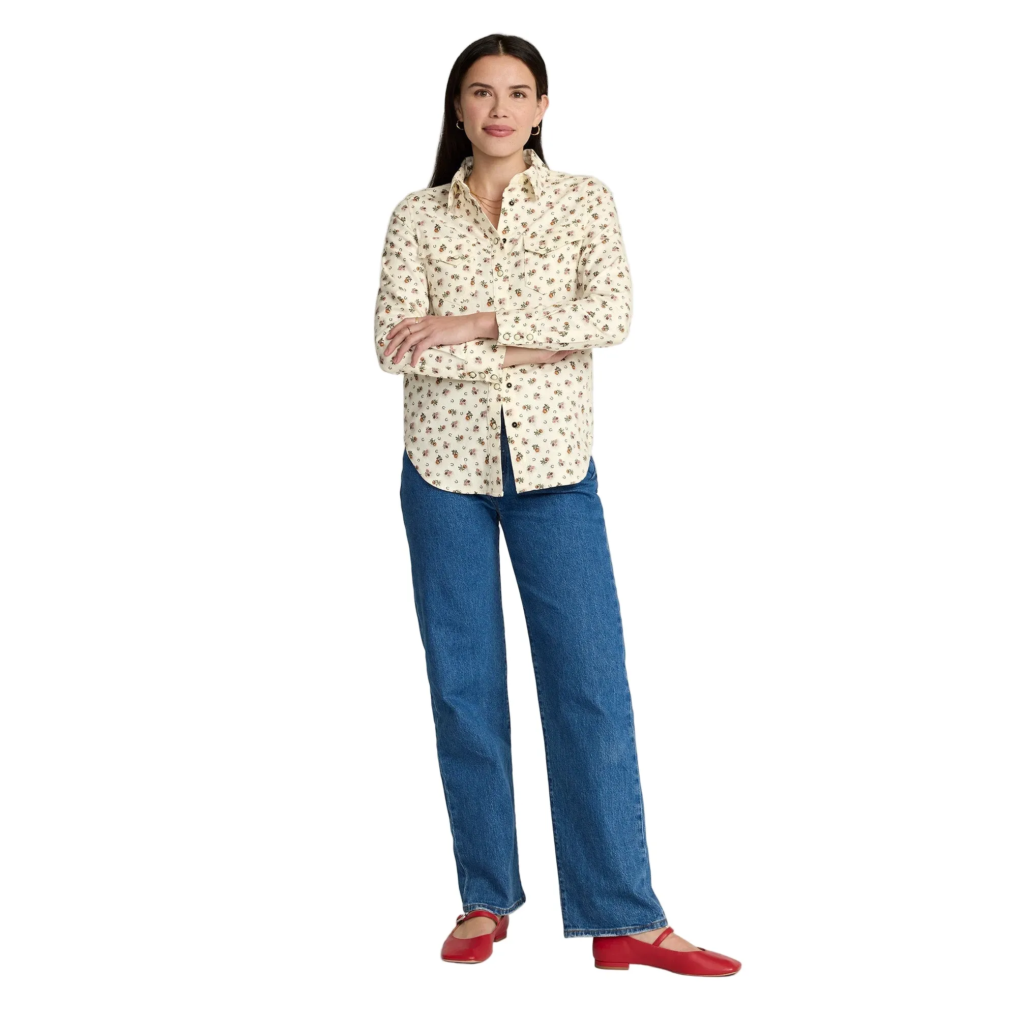 Women's Pendleton Floral Gambler Shirt TM622-84001 - Image 4
