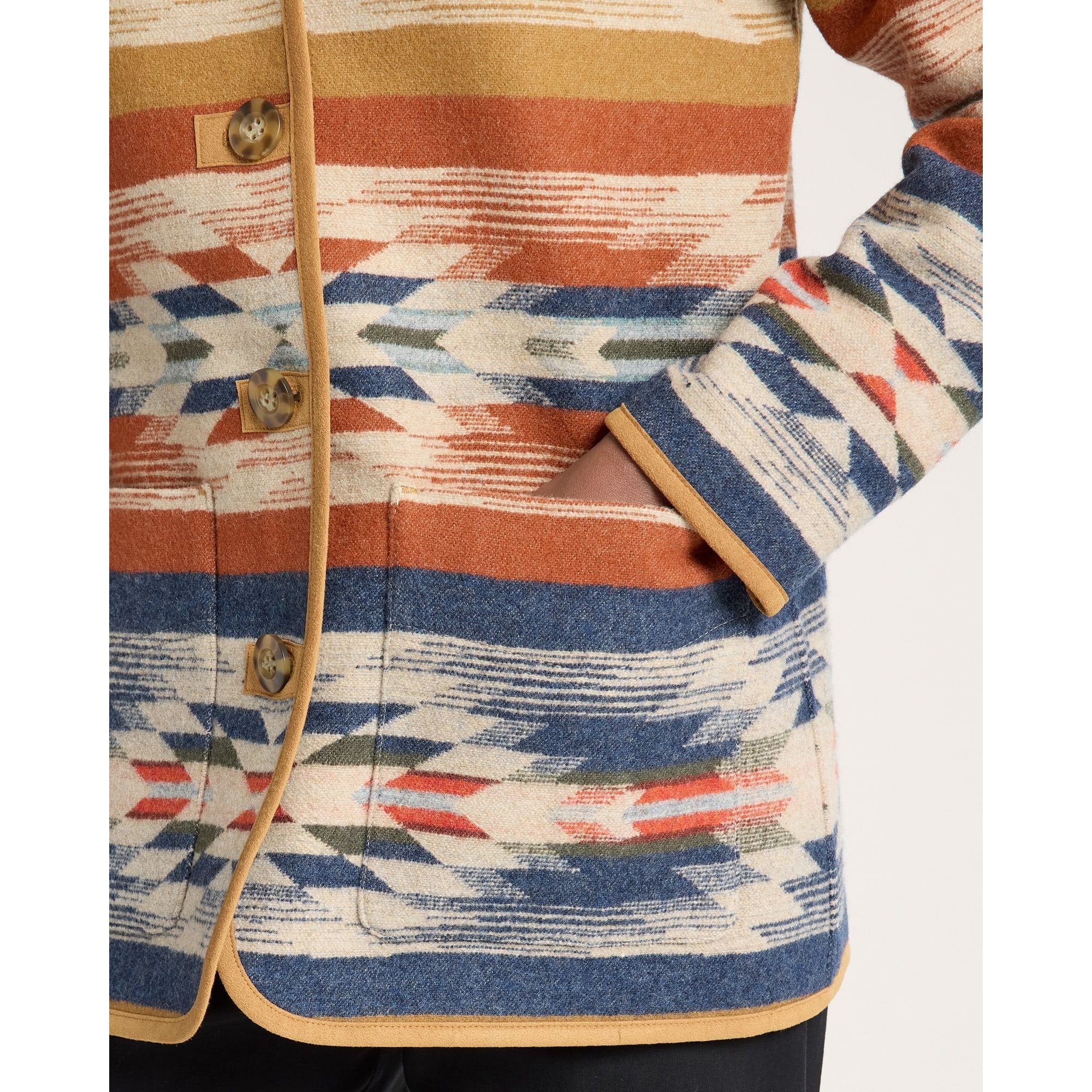 Women's Pendleton Wyeth Falls Reversible Wool Coat TE371-16154 - Image 4