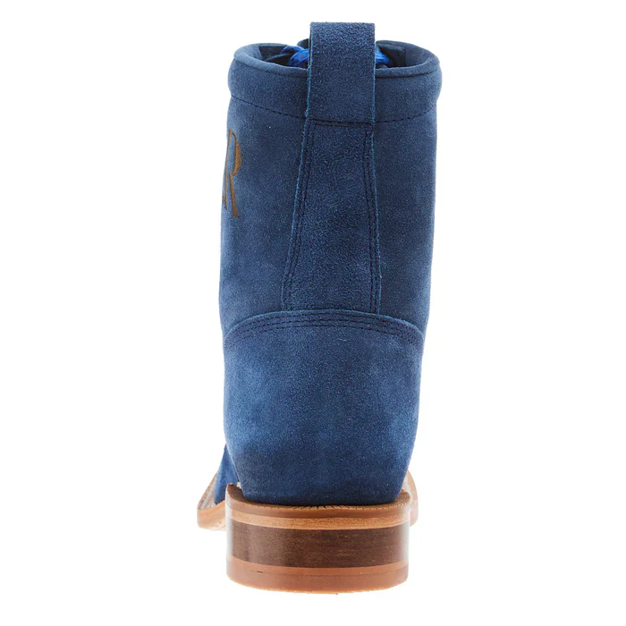 Women's R. Watson 8" Royal Blue Lacer Roughout Boot RWL8918-2 - Image 7
