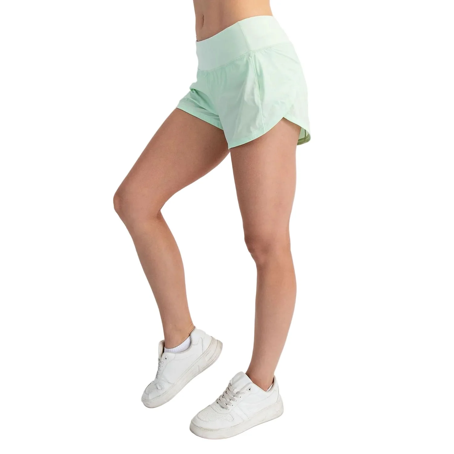 Women's Rae Mode Stretch Woven 2 In 1 Active Shorts - Image 6