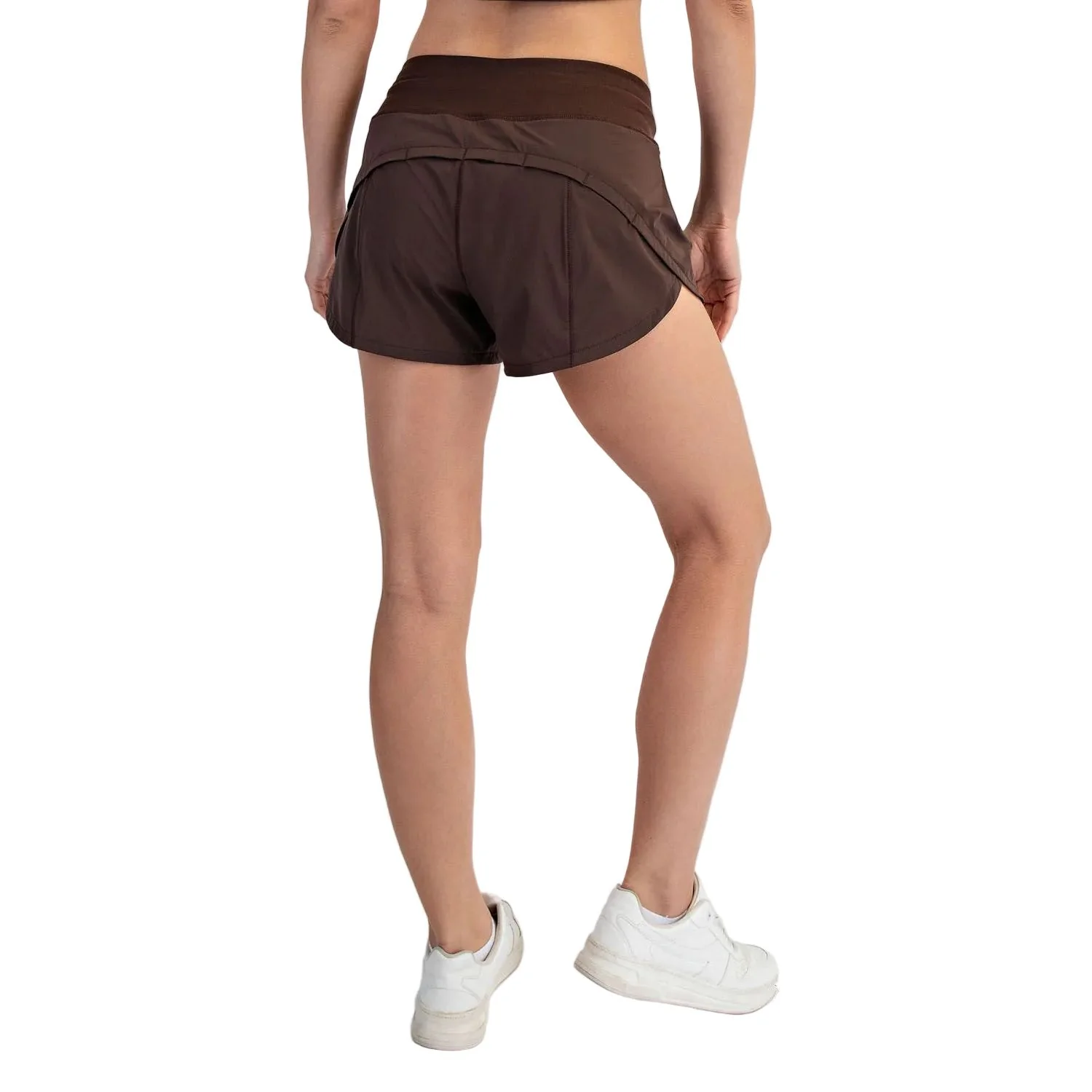 Women's Rae Mode Stretch Woven 2 In 1 Active Shorts - Image 8