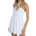Women's Rhythm Harlow Halter Mini Dress - Image 3