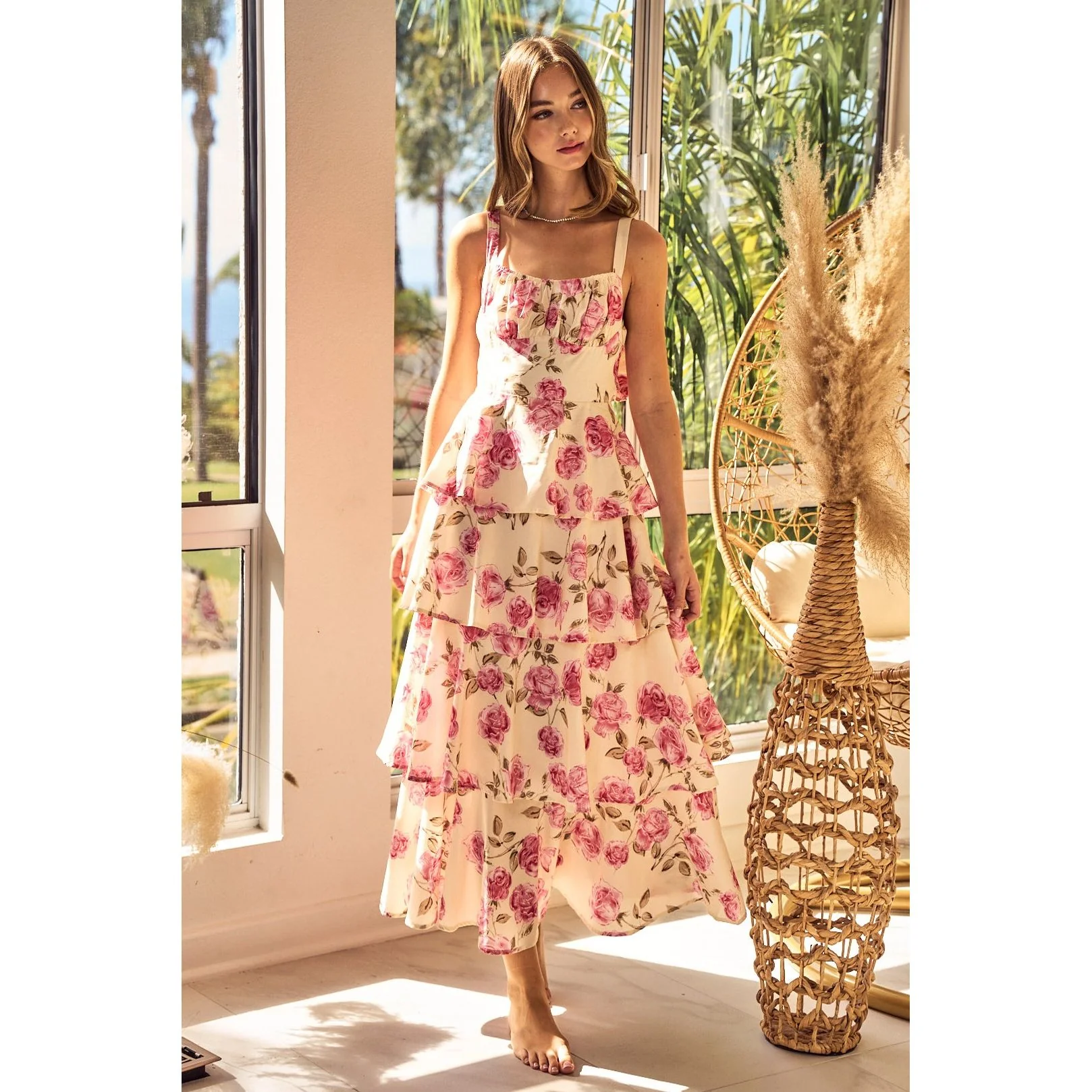 Women's Rosalie Layers Of Love Ruffled Maxi Dress - Image 3