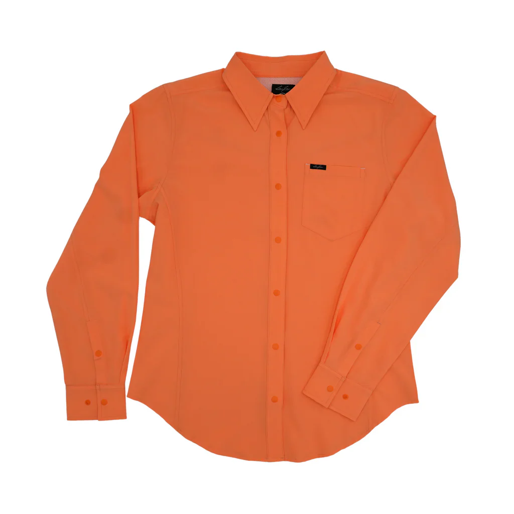 Women's SanJac Coral Long Sleeve Performance Shirt WCOA-LS-CORAL