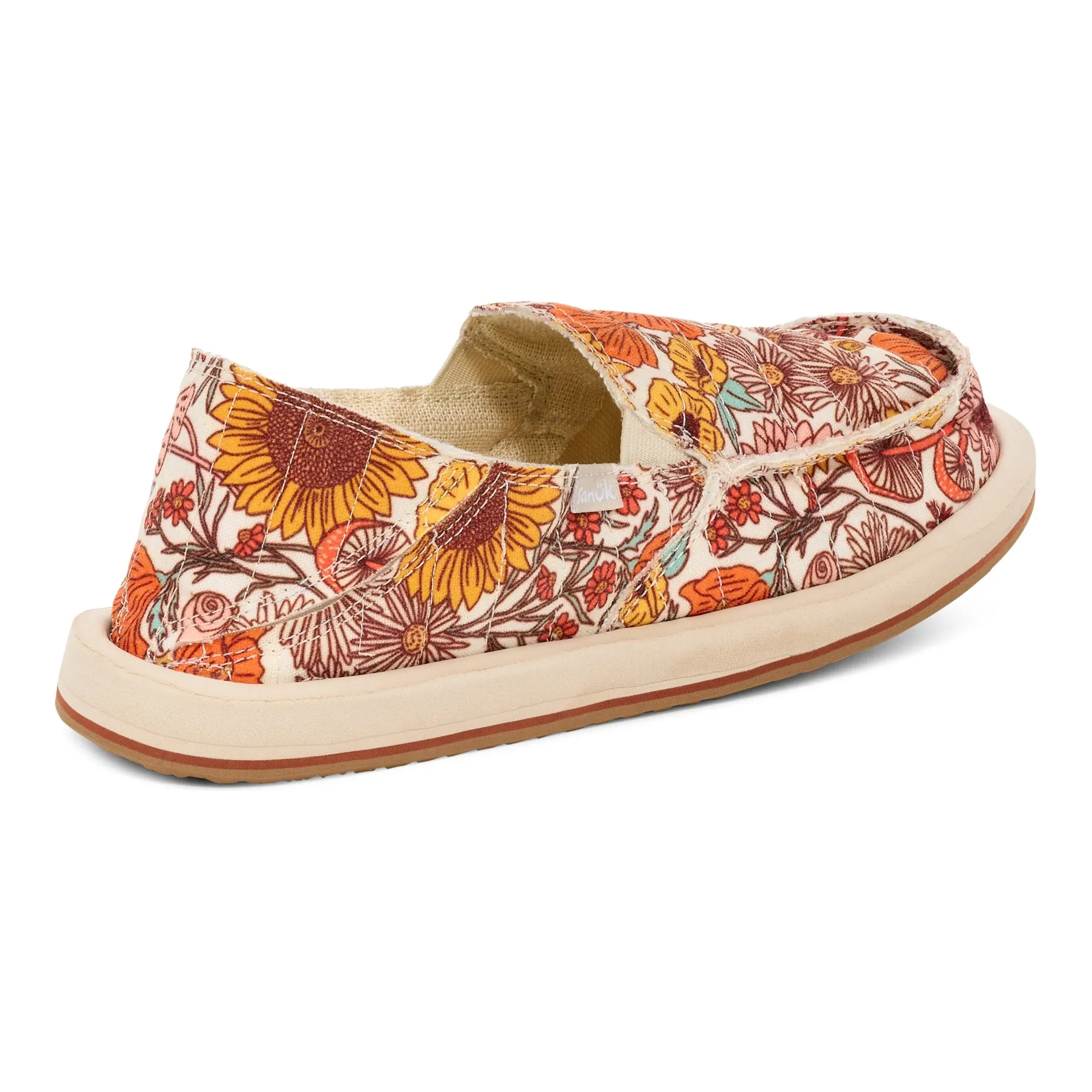 Women's Sanuk Donna Floral Quilt Casuals 1165291-SNSH - Image 4