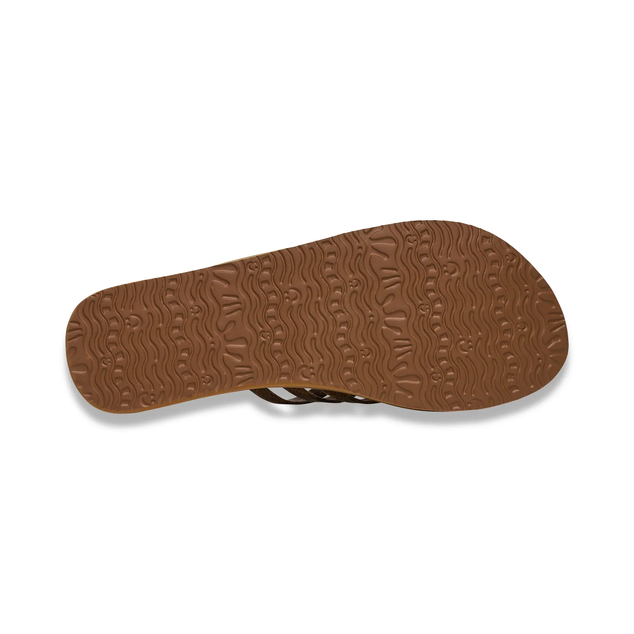 Women's Sanuk Ojai Tan Yoga Sandy Novelty Flip Flops 1174691-OJTAN - Image 4