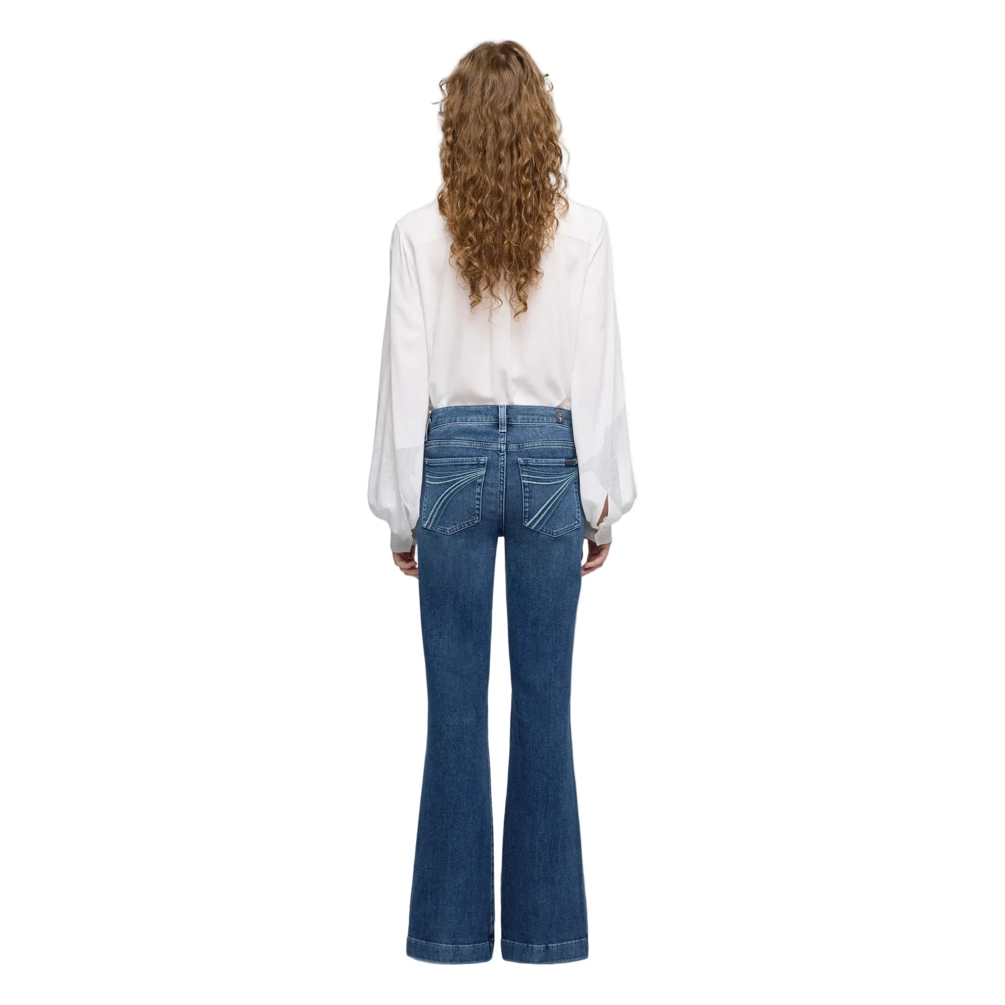Women's Seven for All Mankind Flux Tailorless Dojo Jeans 7U310A50-1ZD - Image 2