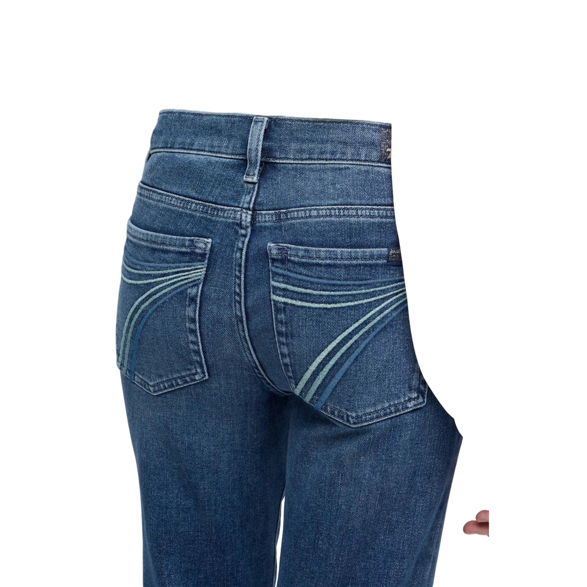 Women's Seven for All Mankind Flux Tailorless Dojo Jeans 7U310A50-1ZD - Image 3
