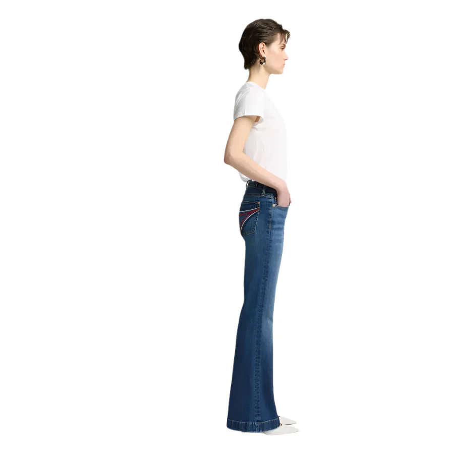 Women's Seven For All Mankind Tailorless Dojo Jeans 7U31044A-1BW - Image 3
