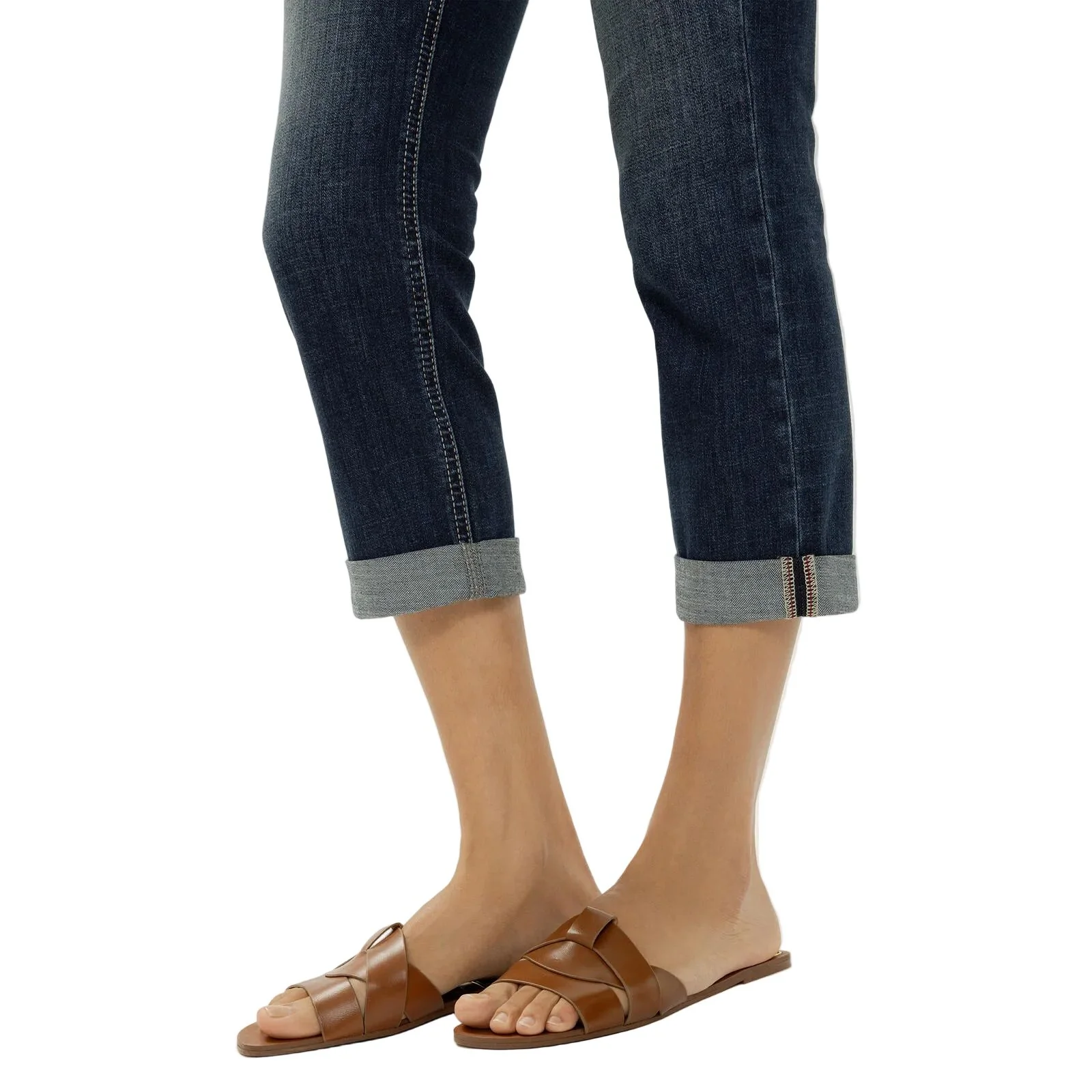 Women's Silver Jeans Dreamscape Suki Mid Rise Americana Luxe Stretch Capri L43916CVS404 - Image 3