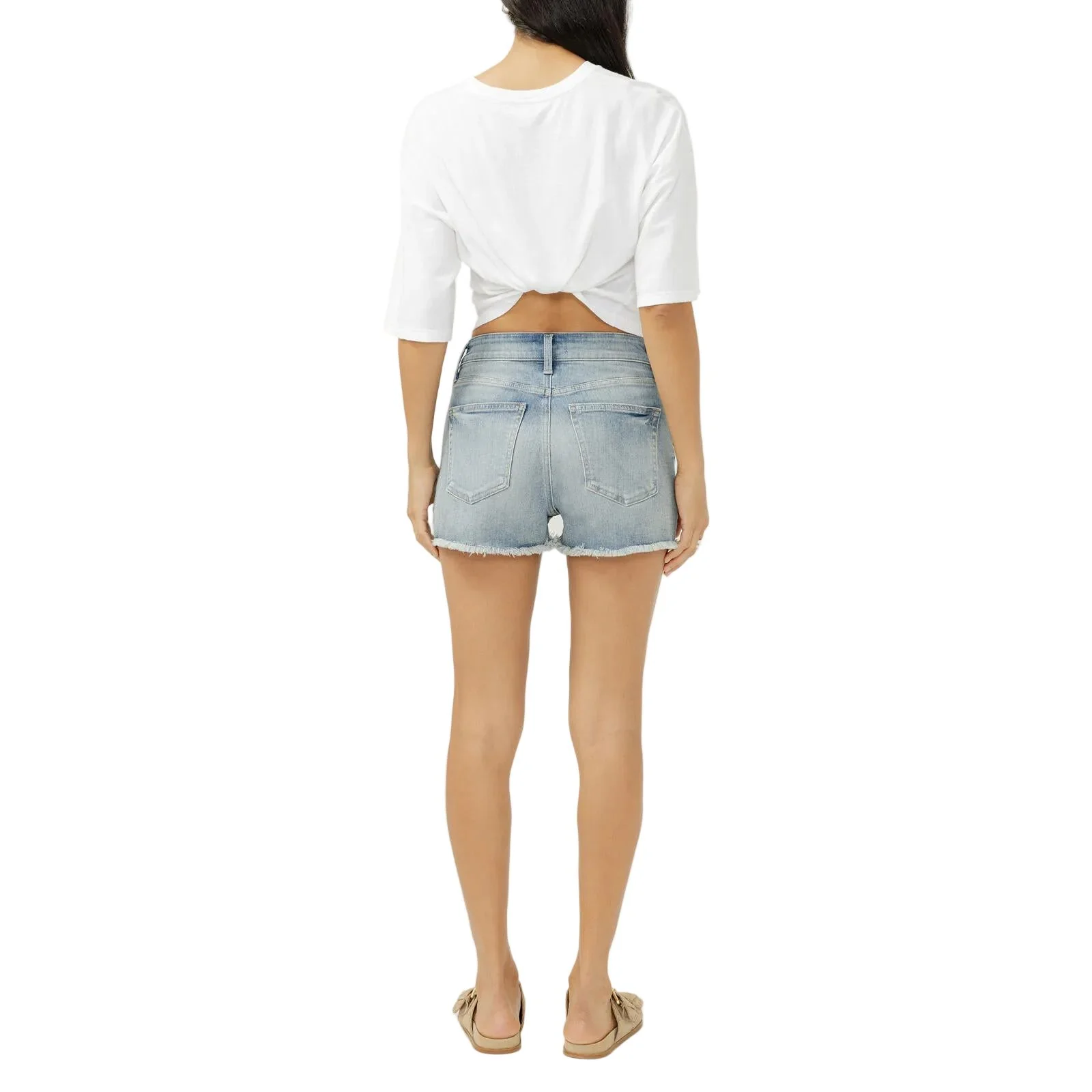 Women's Silver Seaside Avery High Rise Short L54910EAD250 - Image 2