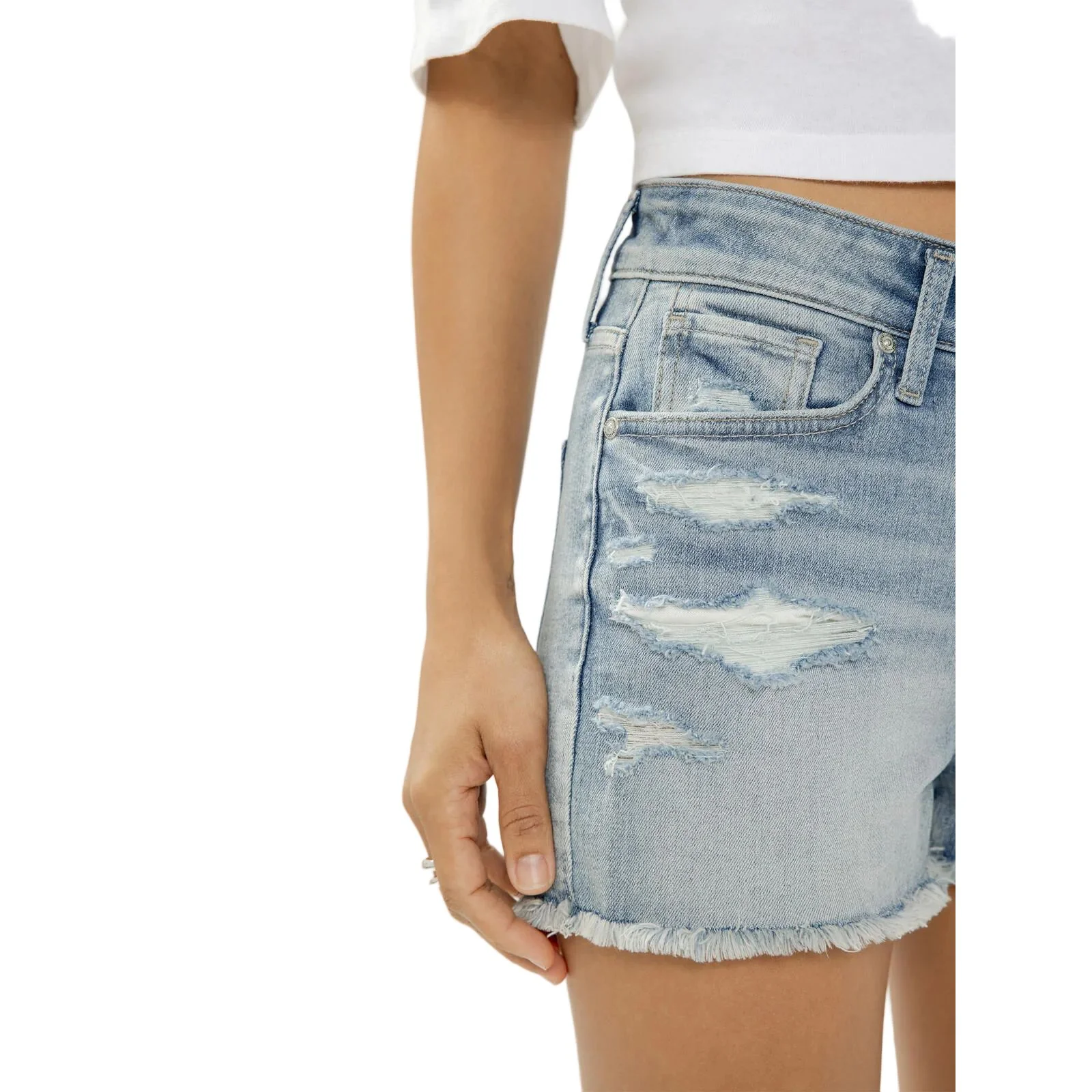 Women's Silver Seaside Avery High Rise Short L54910EAD250 - Image 5