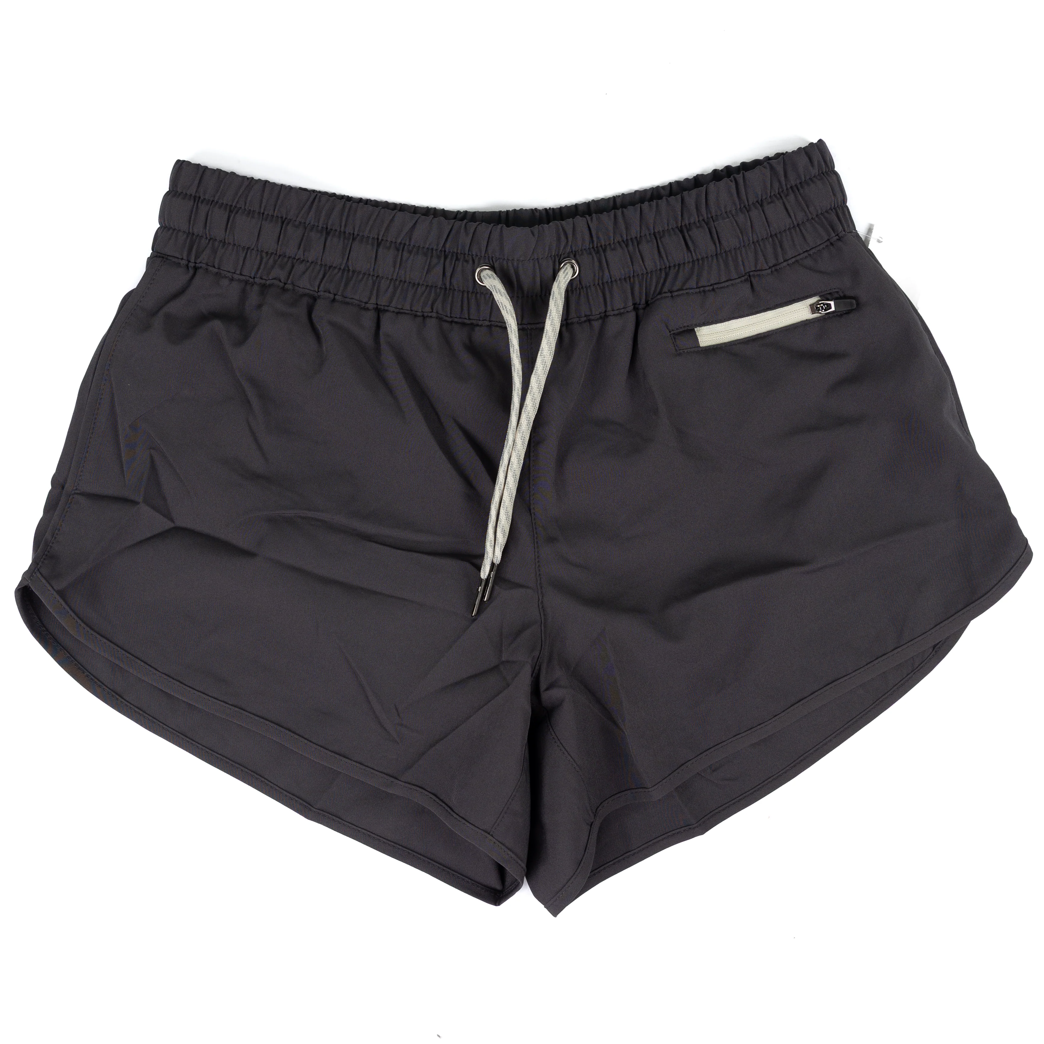 Women's Soft Woven Lined Shorts With Zip Coin Pocket NPL-6426